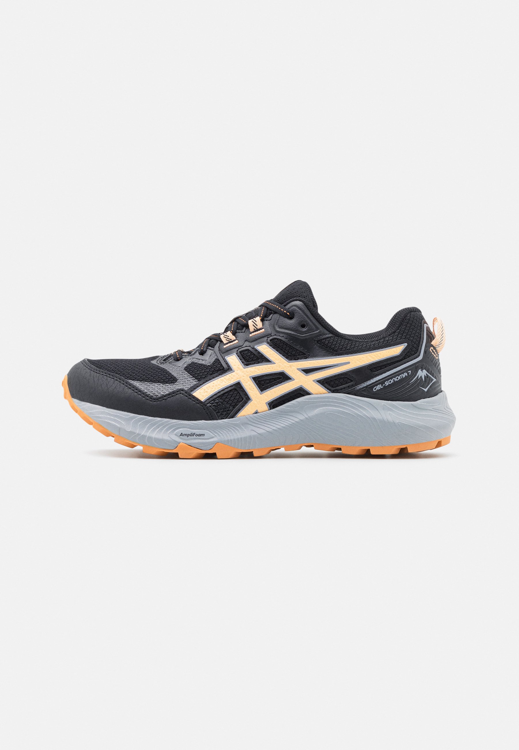 ASICS GEL-SONOMA 7 - Trail running shoes - black/apricot crush/black