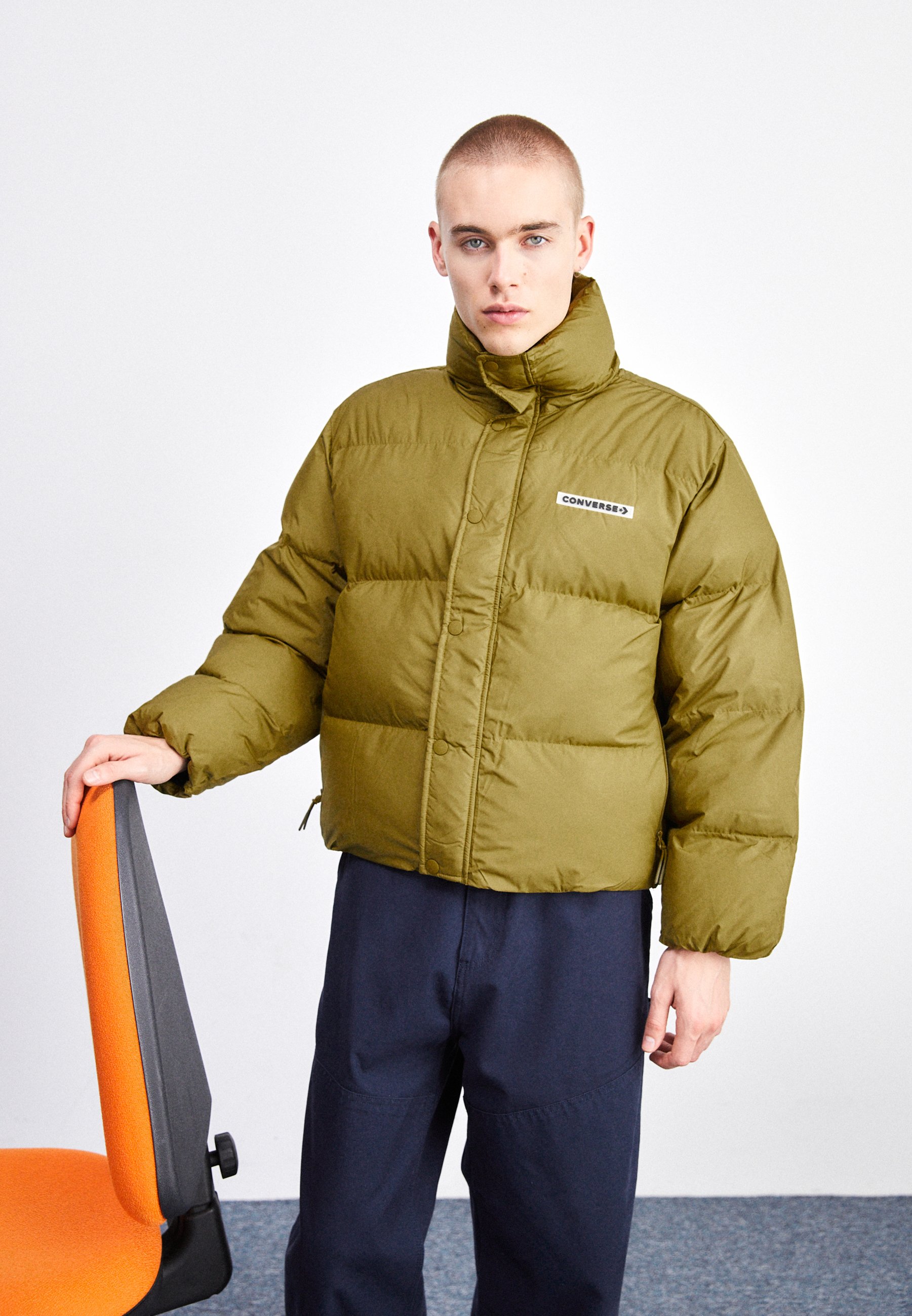 Converse SUPER PUFFY PADDED JACKET - Winter jacket - cosmic turtle/khaki