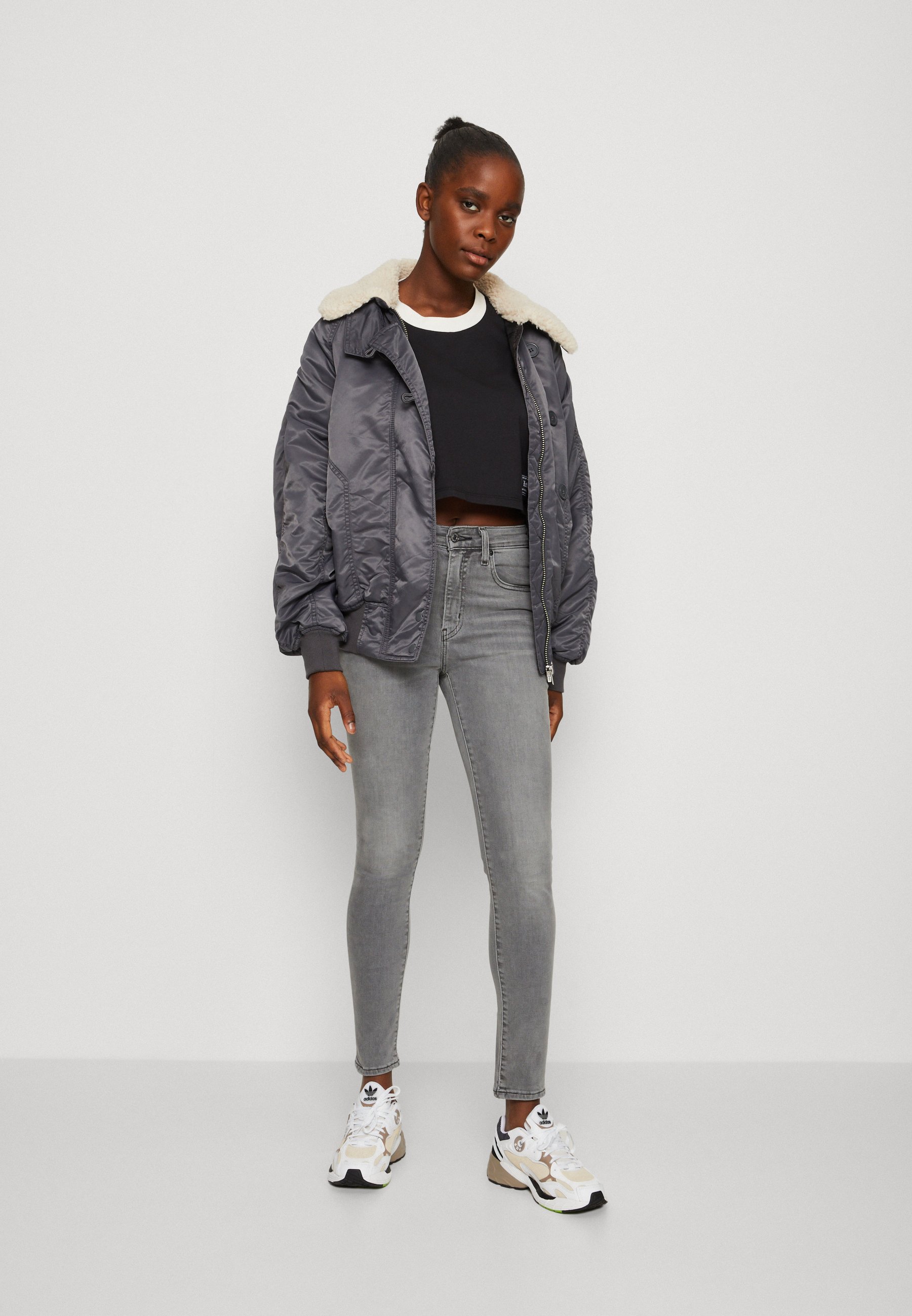Levi's® 721™ HIGH RISE SKINNY - Jeans Skinny Fit - the grey album/grey denim