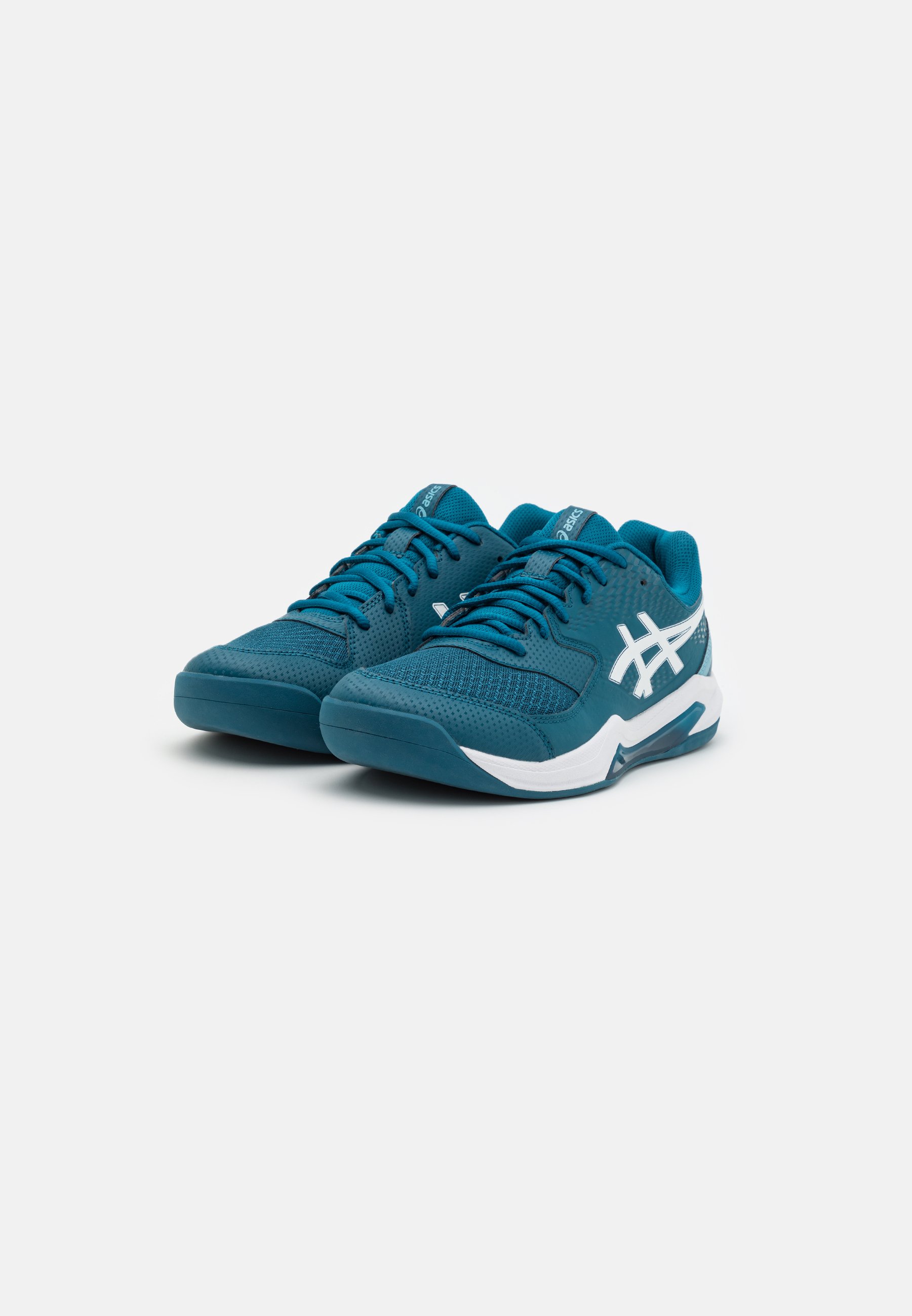 ASICS GEL-DEDICATE 8 INDOOR - Carpet court tennis shoes - restful teal/white/teal