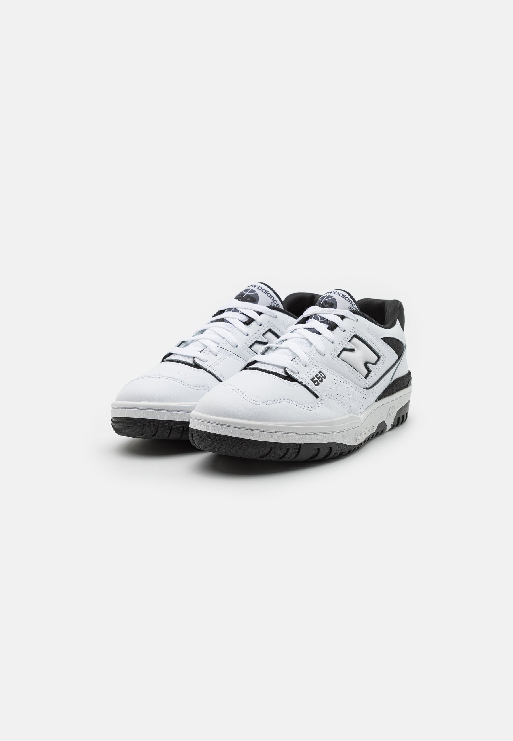 NB BB550 UNISEX - Trainers - weiß/schwarz/off white/white