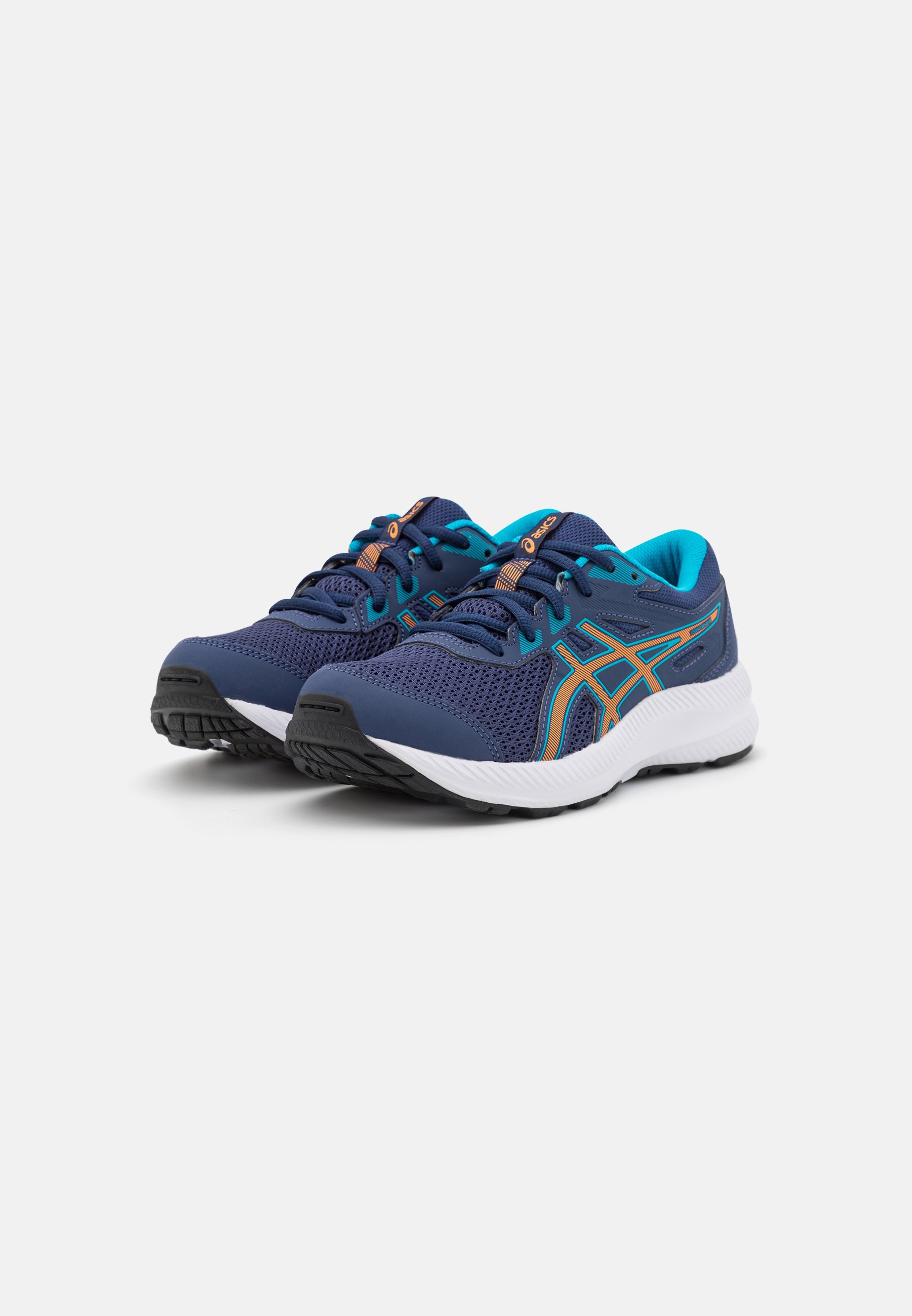 ASICS CONTEND 8 UNISEX - Neutral running shoes - indigo blue/sun peach/blue