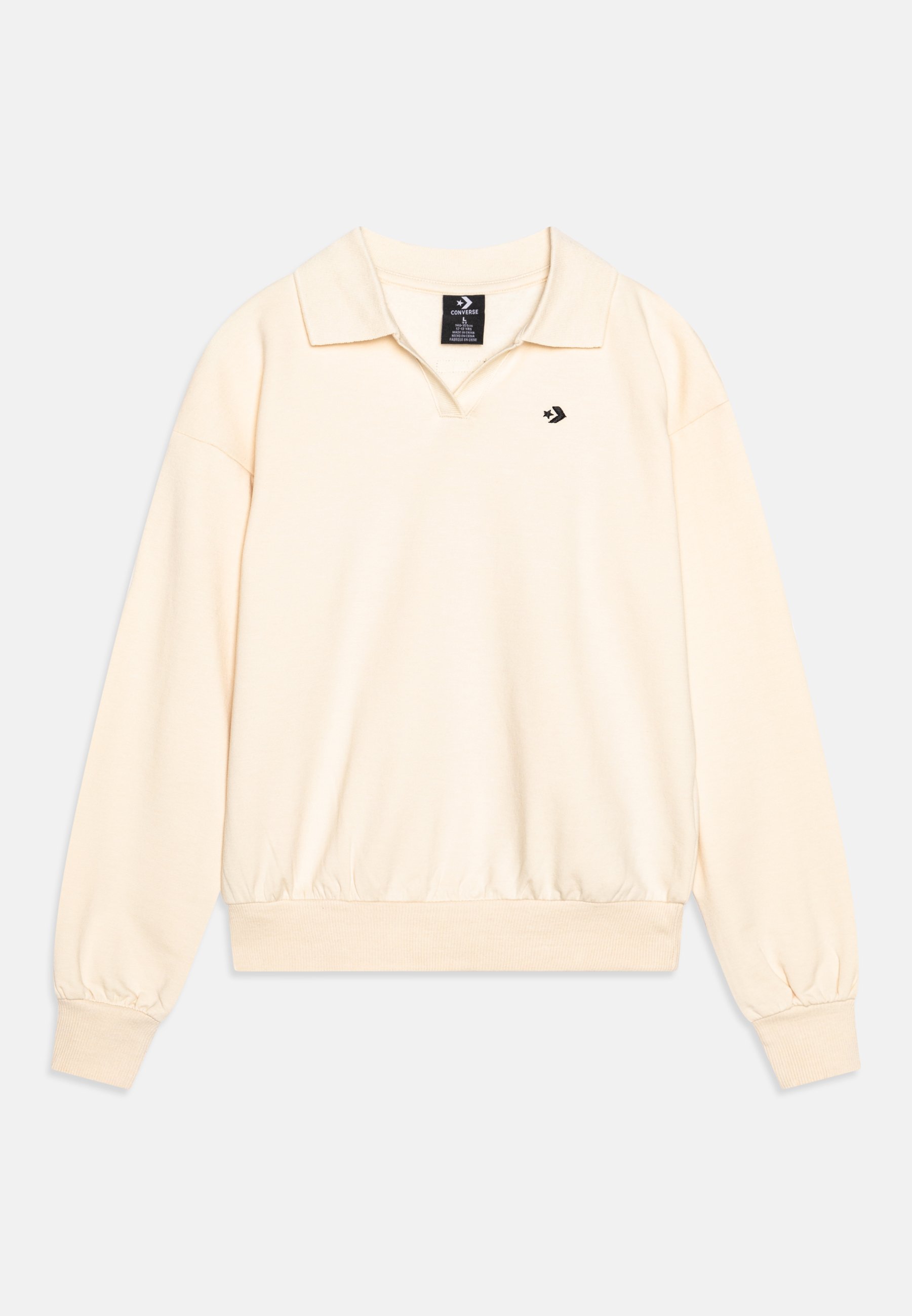 Converse WEIGHT CREWNECK - Sweatshirt - natural ivory/off-white