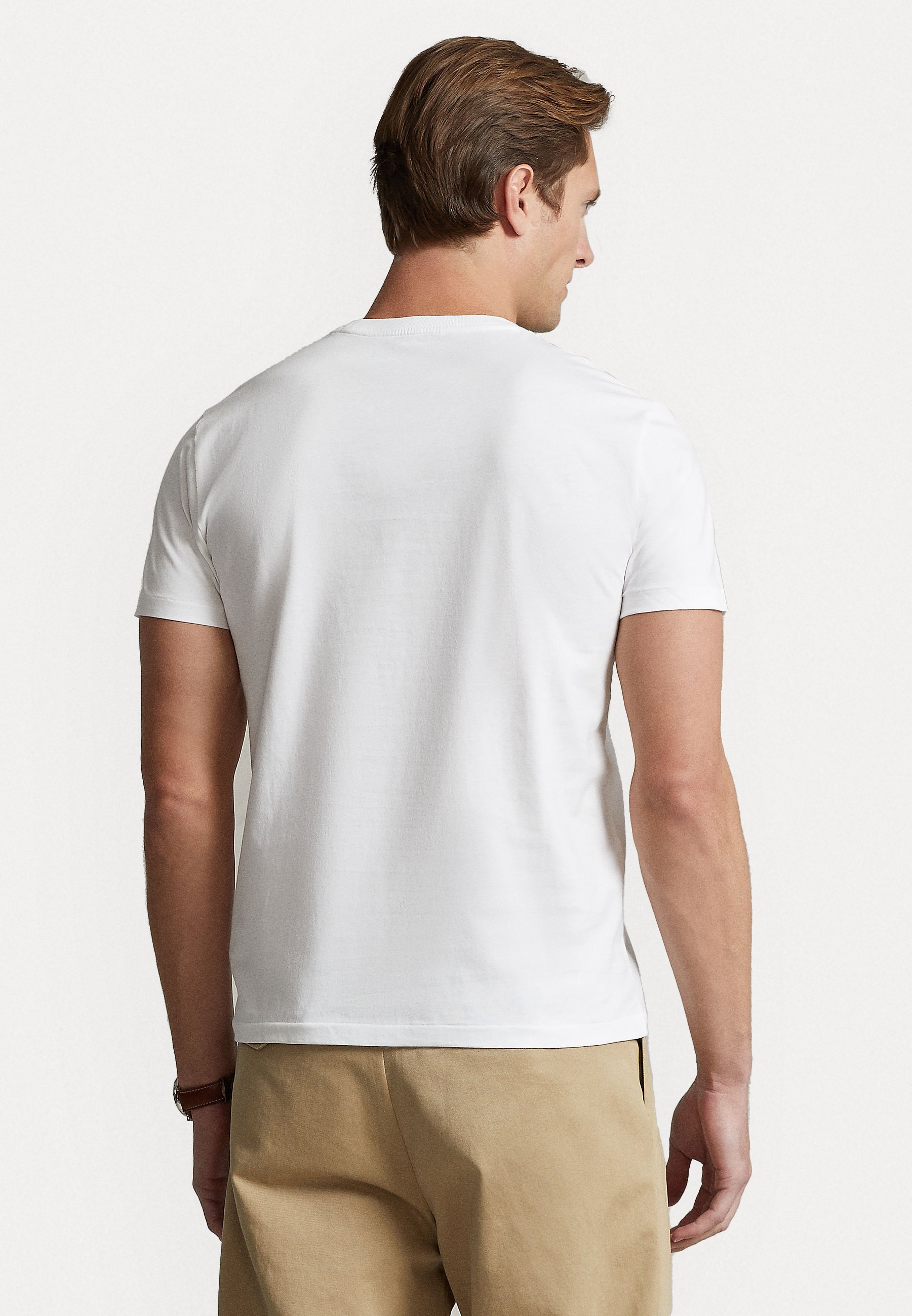 Polo Ralph Lauren CUSTOM SLIM FIT - Basic T-shirt - white