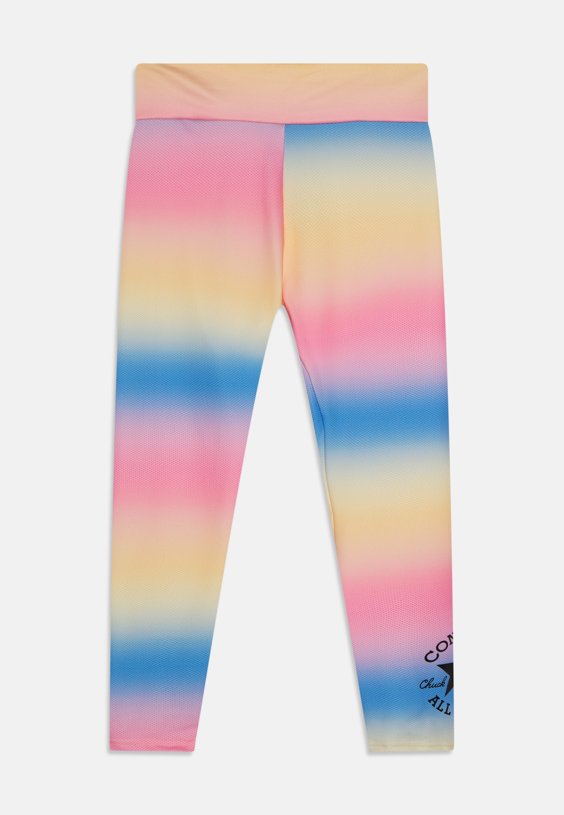 Converse HIGH RISE PRINTED - Leggings - Trousers - sunny/multi-coloured