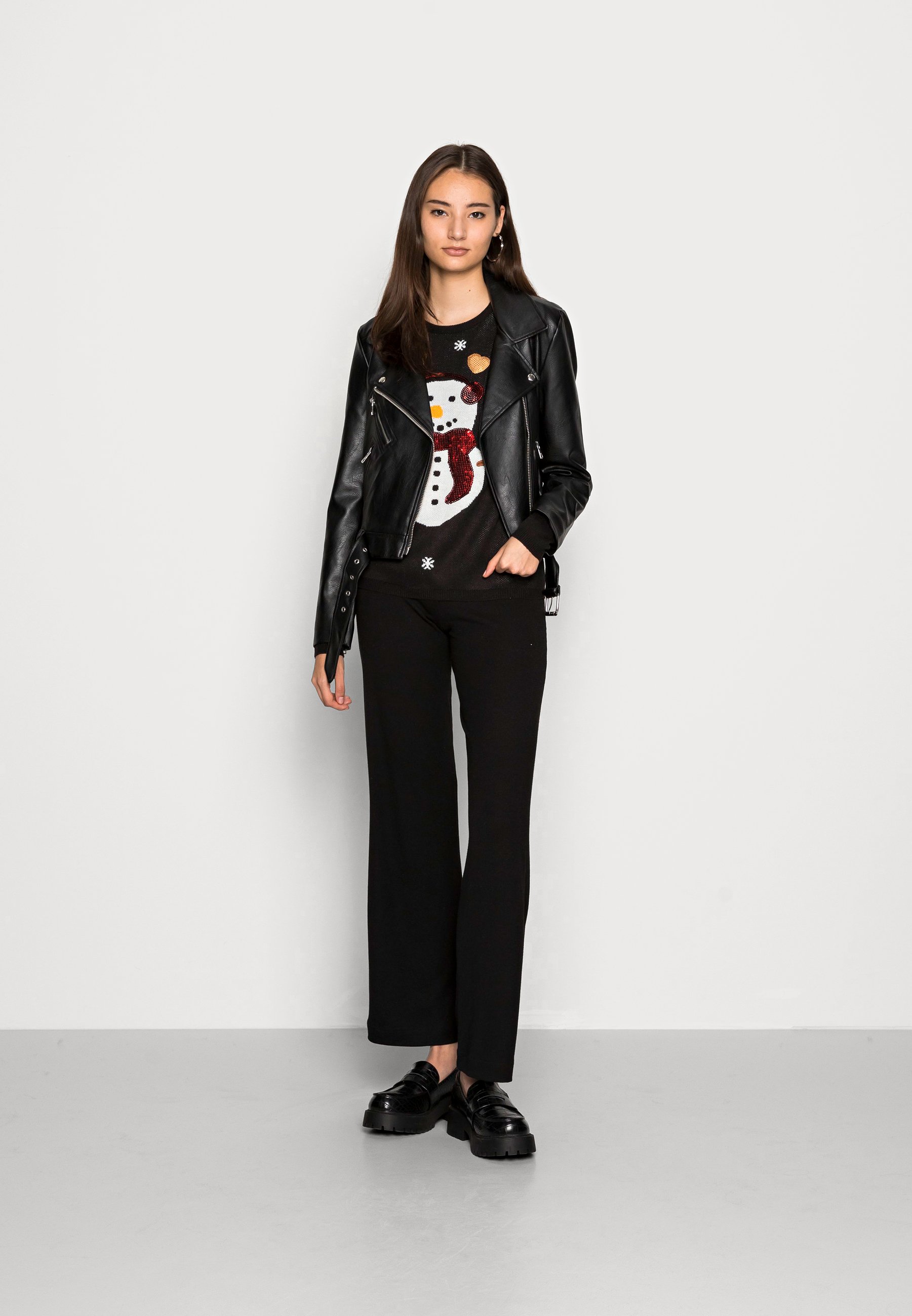 ONLY ONLXMAS EXCLUSIVE SNOWMAN - Jumper - black