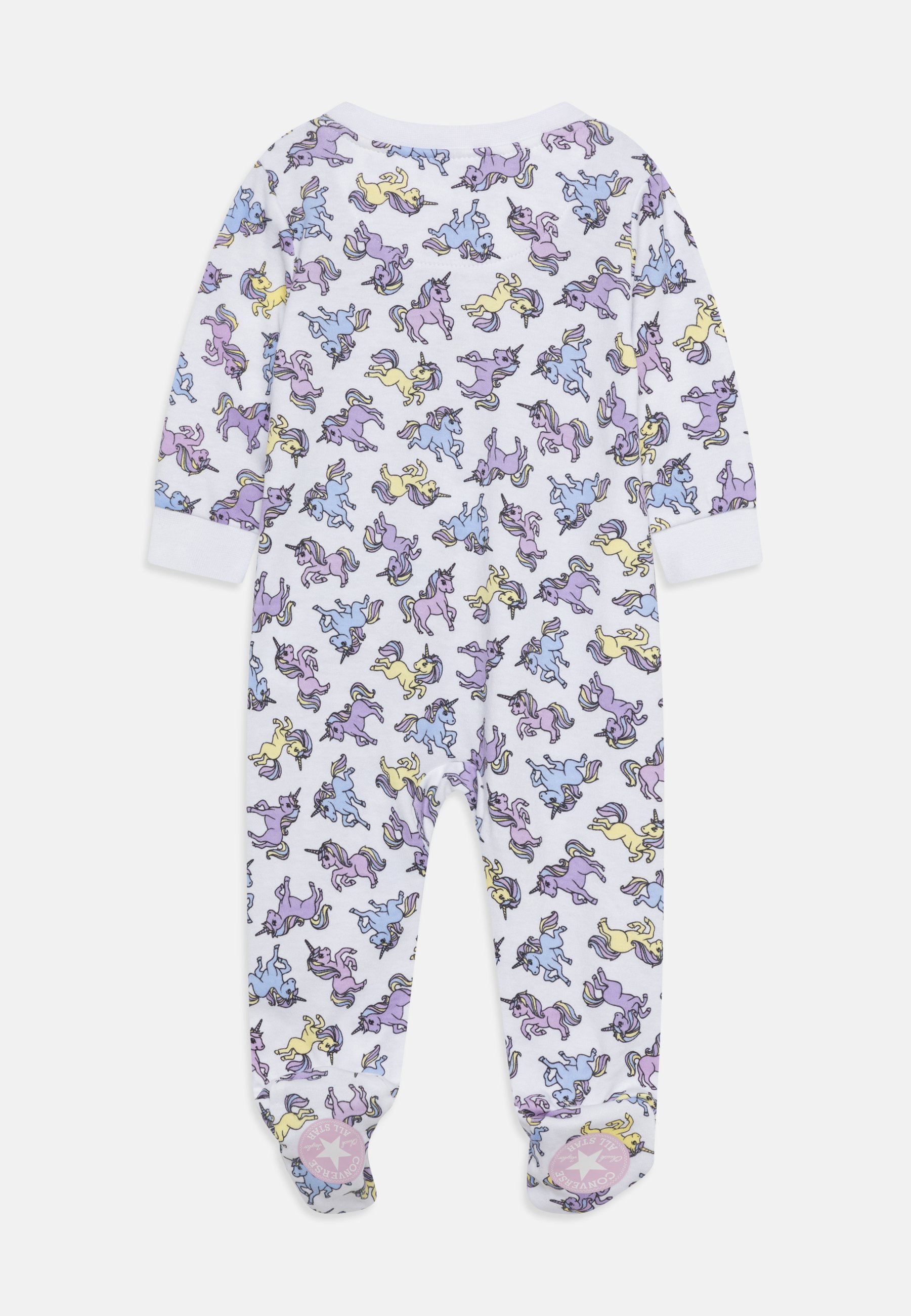 Converse UNICON PRINT FOOTED COVERALL - Jumpsuit - white