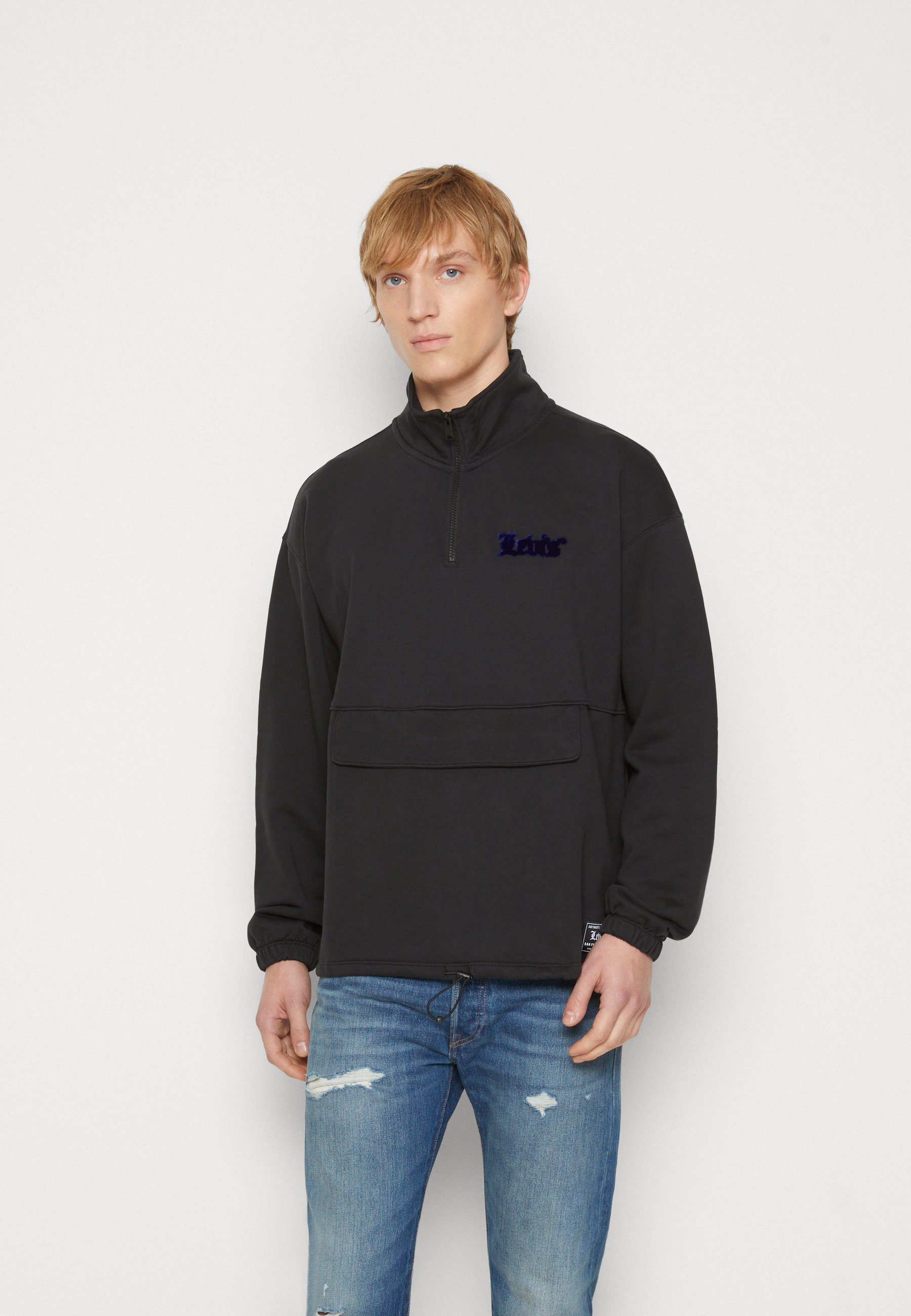 Levi's® RELAXED GRAPHIC ZIP UNISEX - Sweatshirt - black