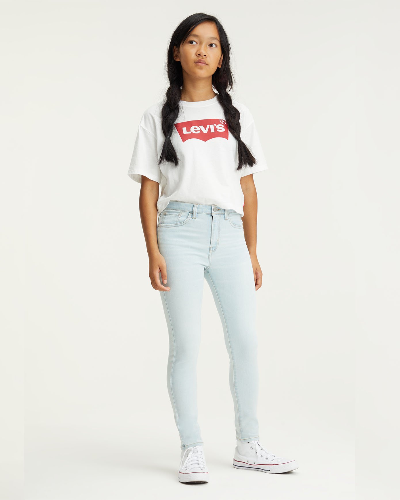 Levi's® 720 HIGH RISE - Jeans Skinny Fit - bleached denim
