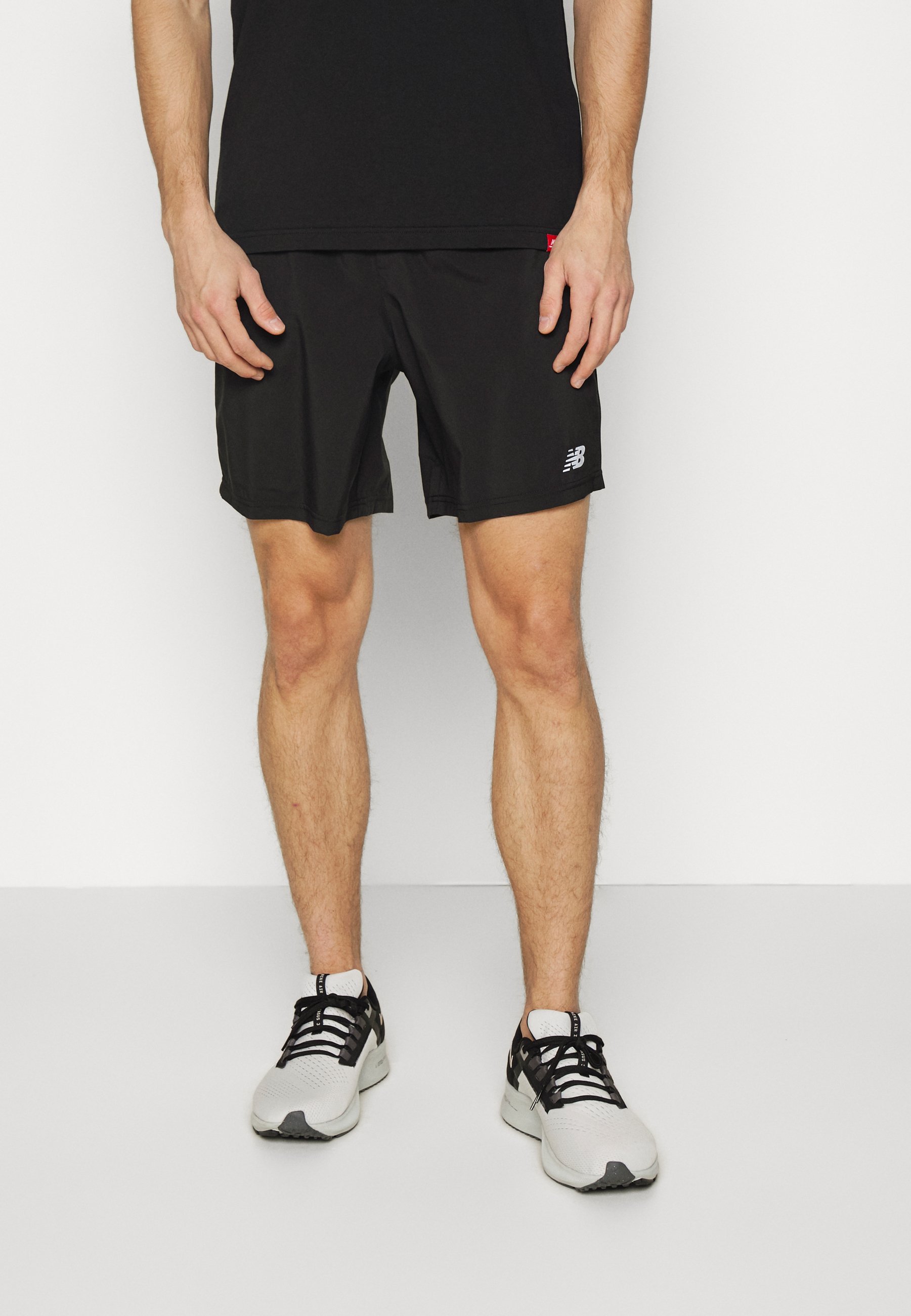 NB CORE RUN 2 IN 1 7 INCH SHORT - Sports shorts - black