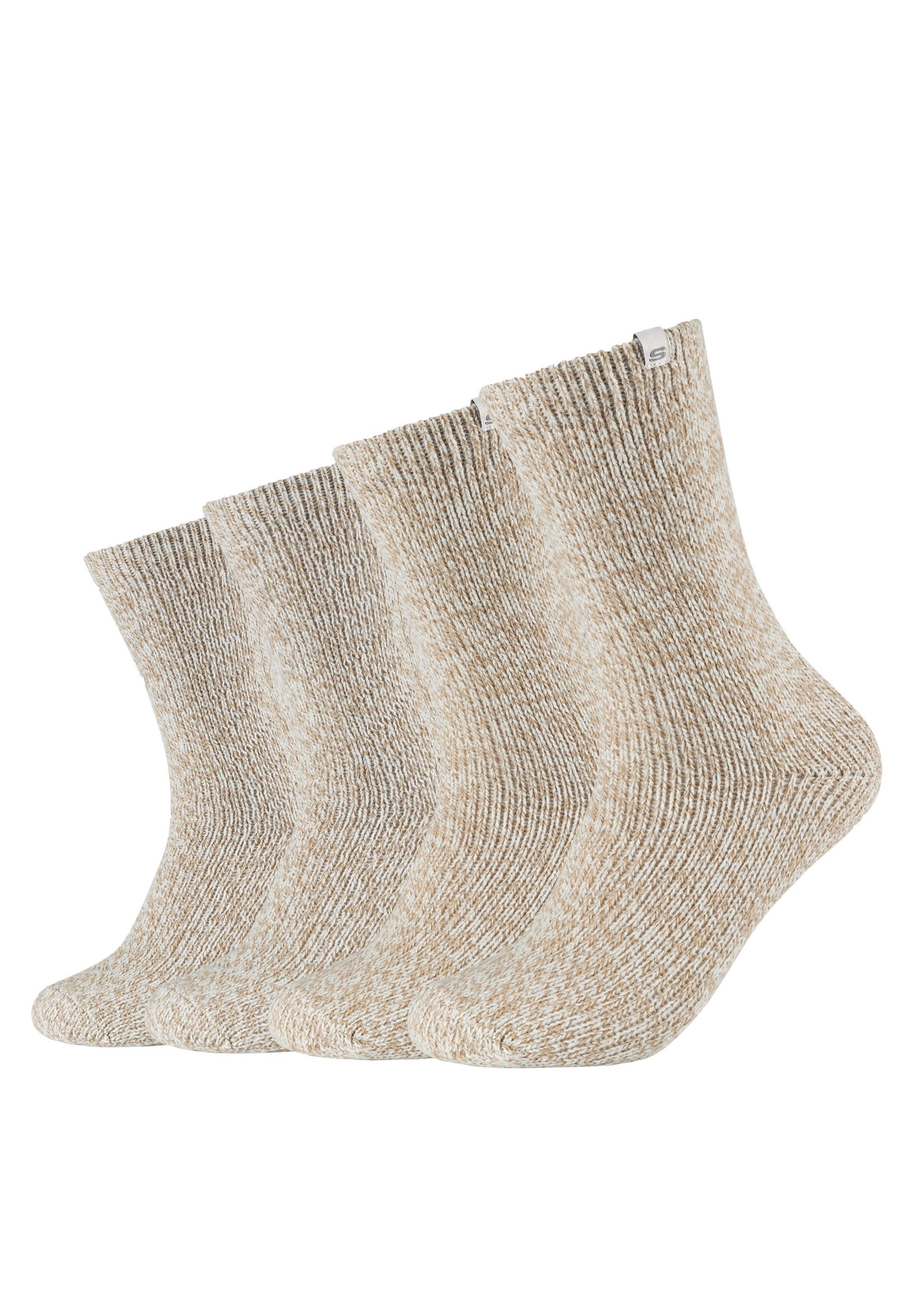 Skechers 4PACK - Socks - offwhite mouline/off-white