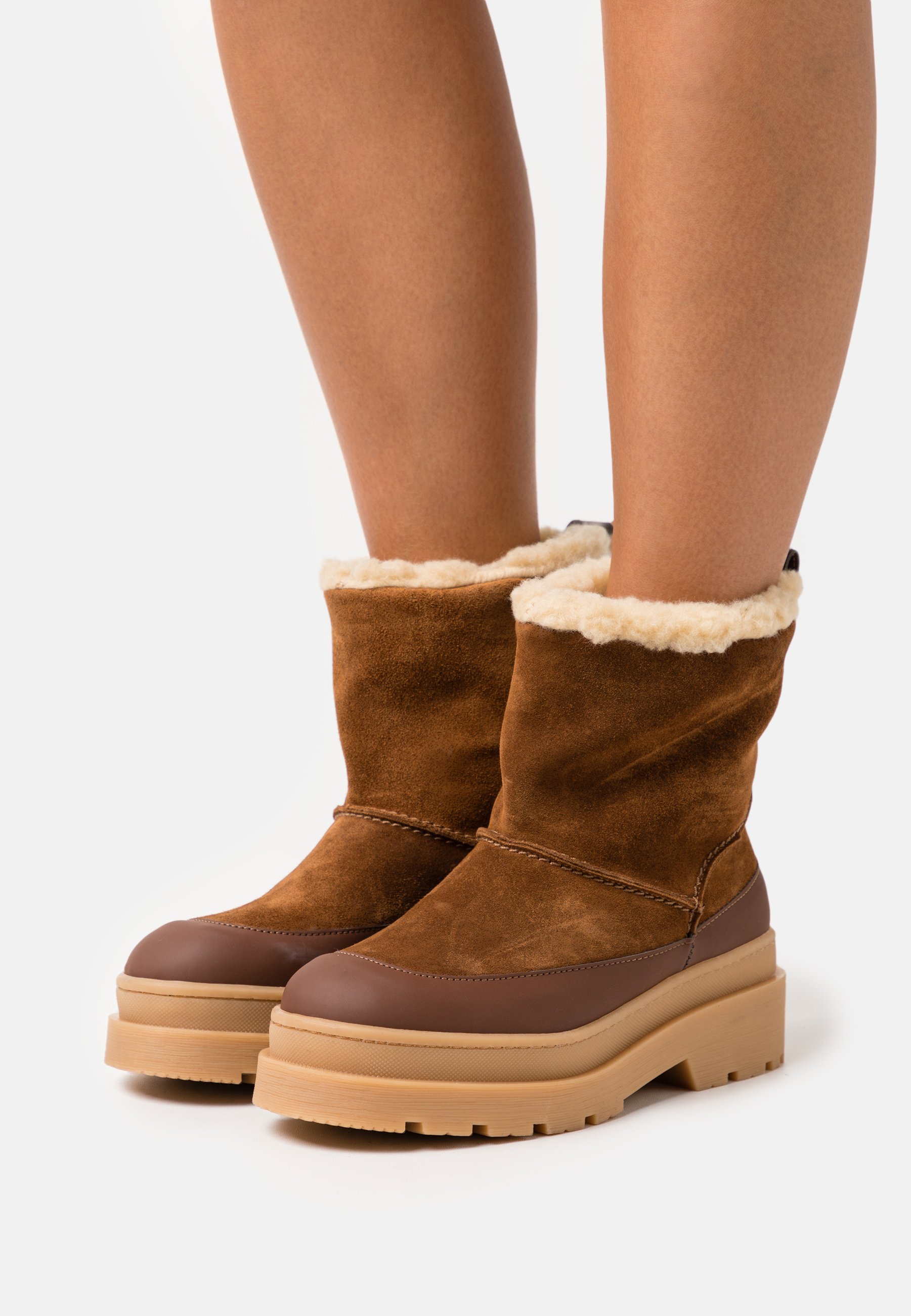 Scotch & Soda AUBRI - Winter boots - cognac