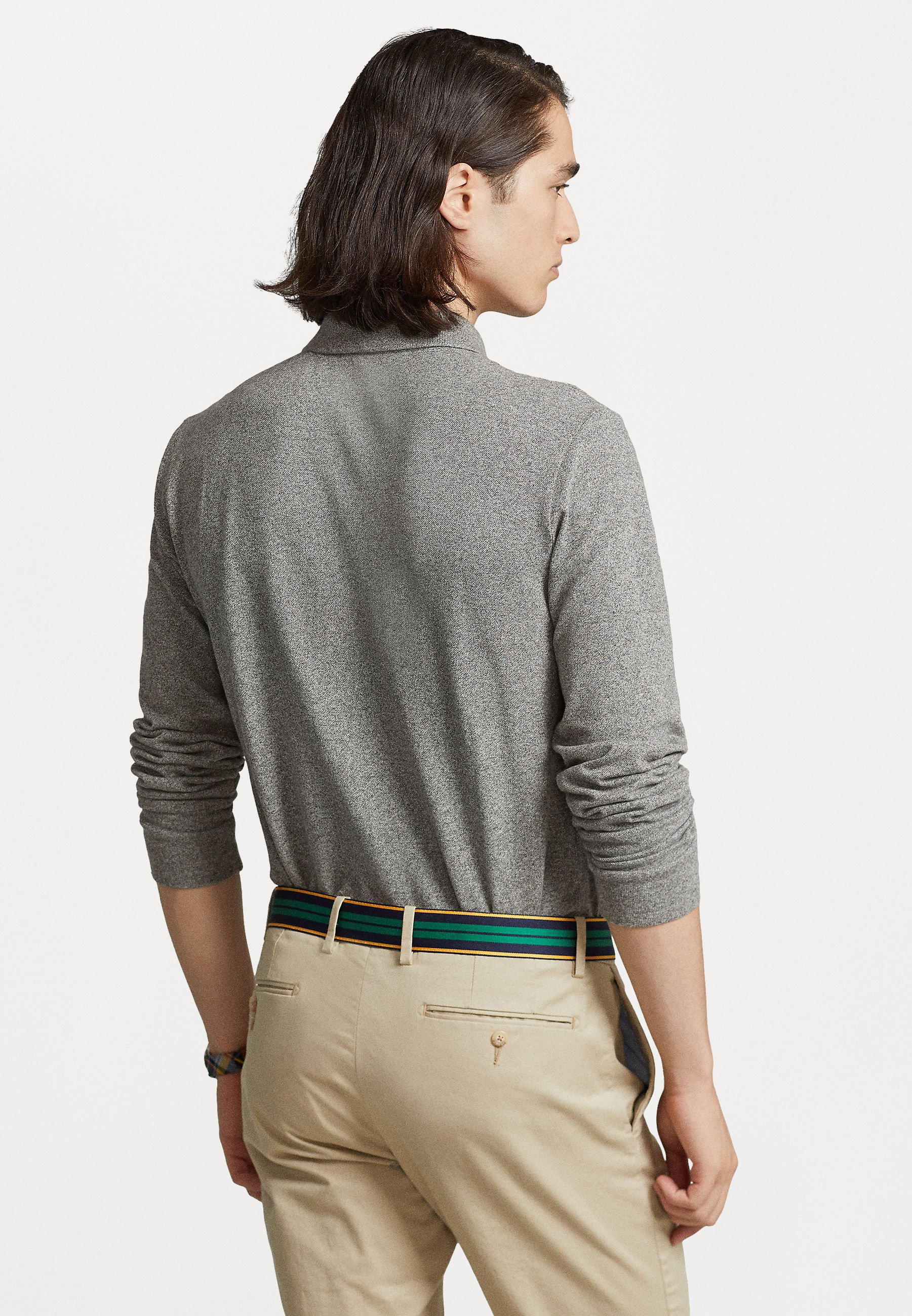 Polo Ralph Lauren CUSTOM SLIM FIT - Polo shirt - canterbury heather/grey