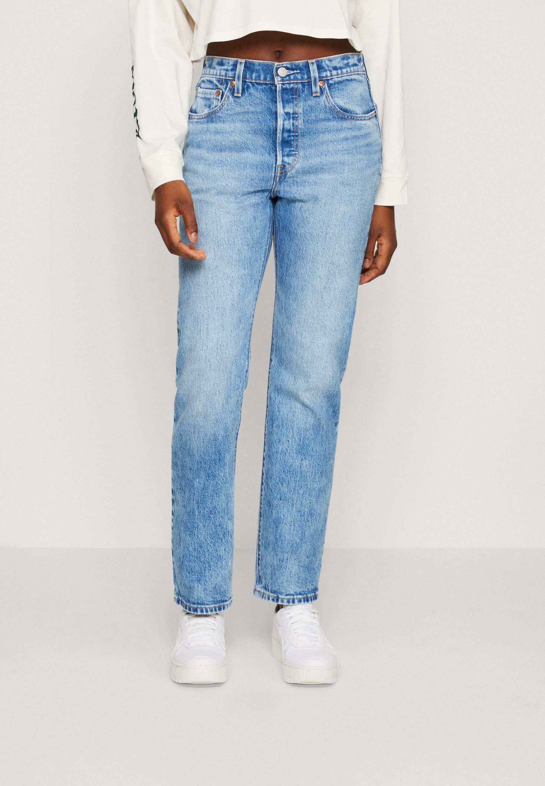 Levi's® 501® JEANS FOR WOMEN - Straight leg jeans - hollow days/blue denim