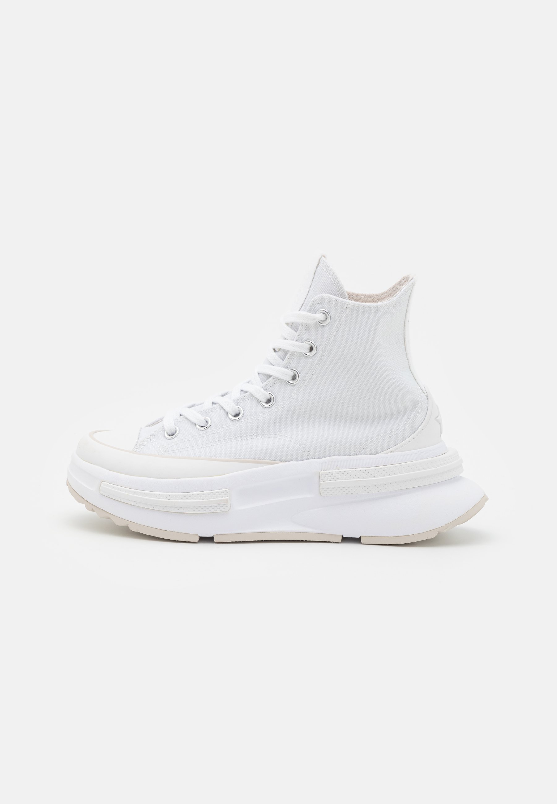 Converse RUN STAR LEGACY PLATFORM SEASONAL COLOR - High-top trainers - white/pale putty/grey