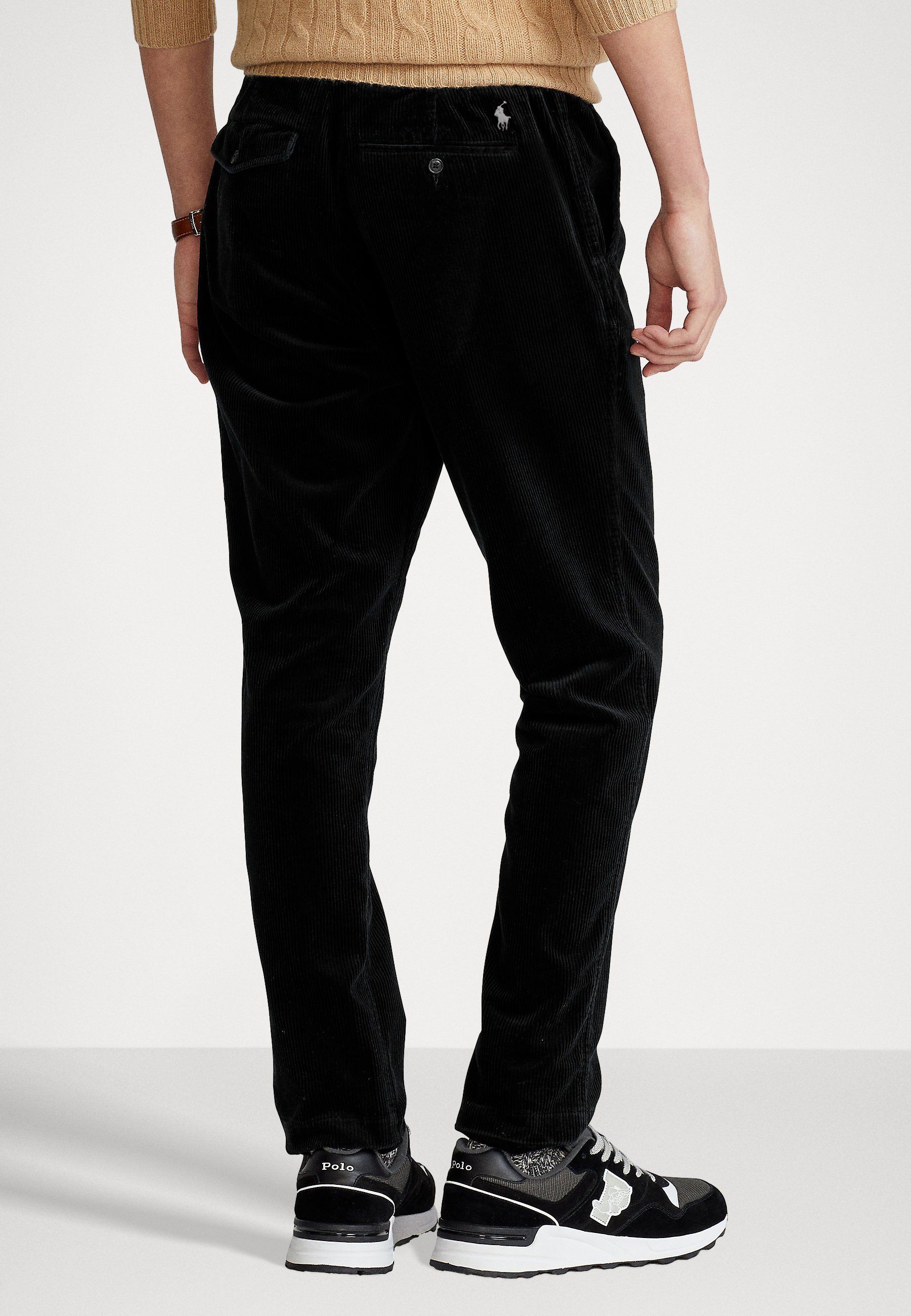 Polo Ralph Lauren PREPSTER FLAT PANT - Trousers - black