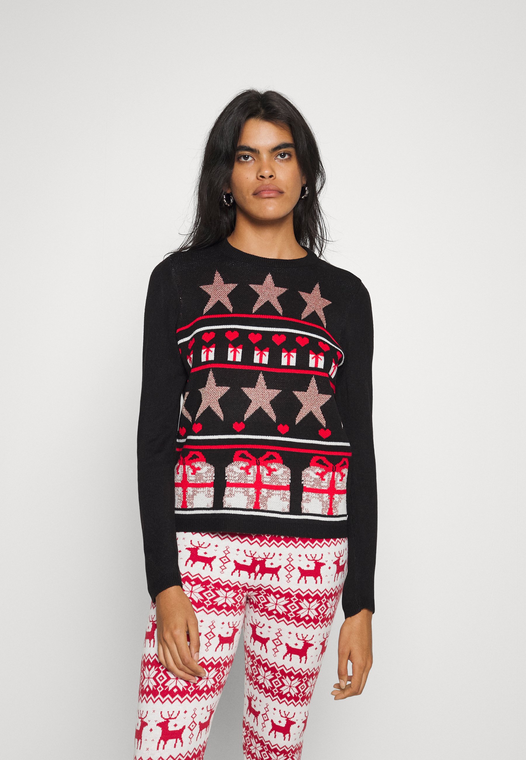 ONLY ONLXMAS WRAP BOX - Jumper - black
