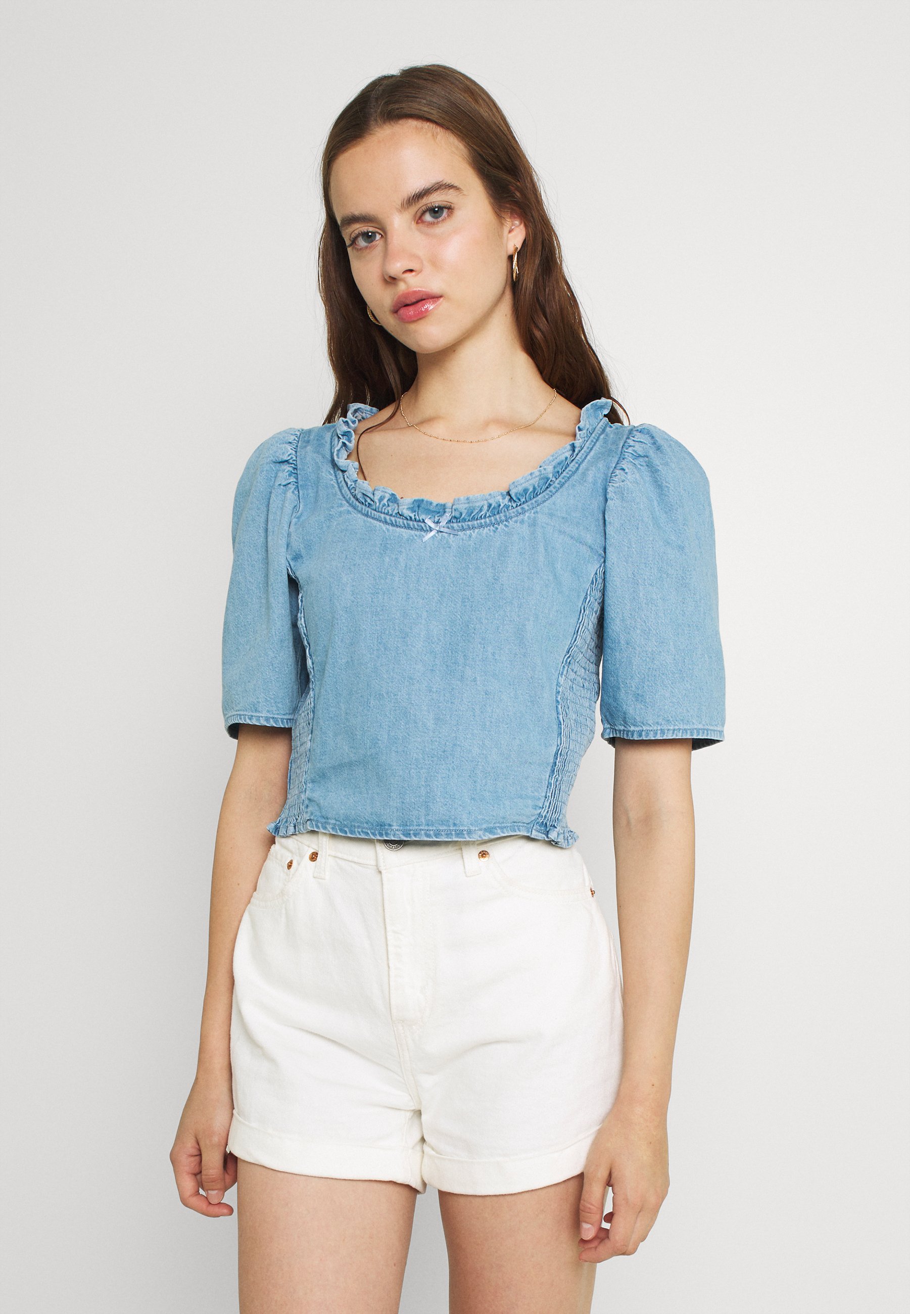 Levi's® LOUISE BLOUSE - Blouse - hey friend/light-blue denim