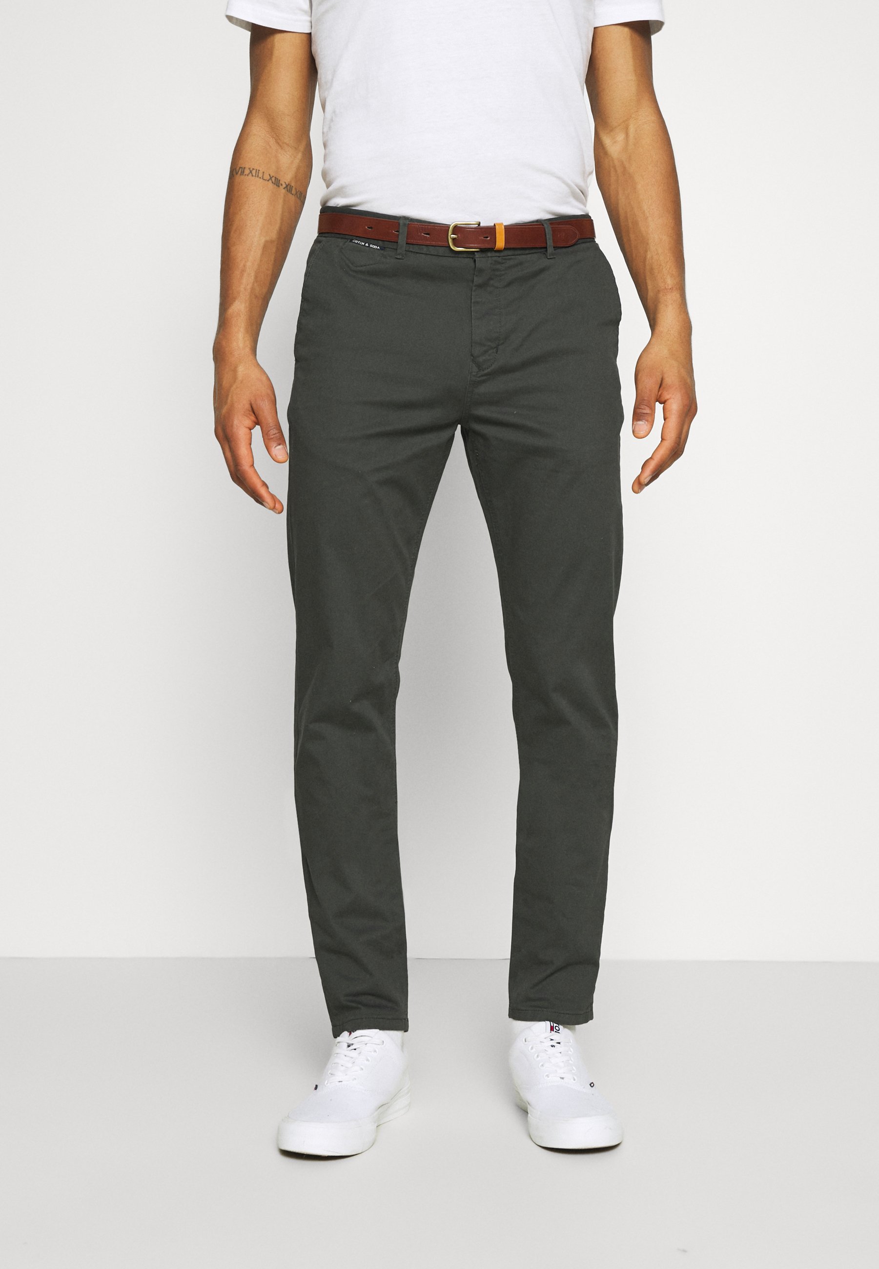Scotch & Soda MOTT CLASSIC SLIM FIT - Chinos - charcoal/anthracite