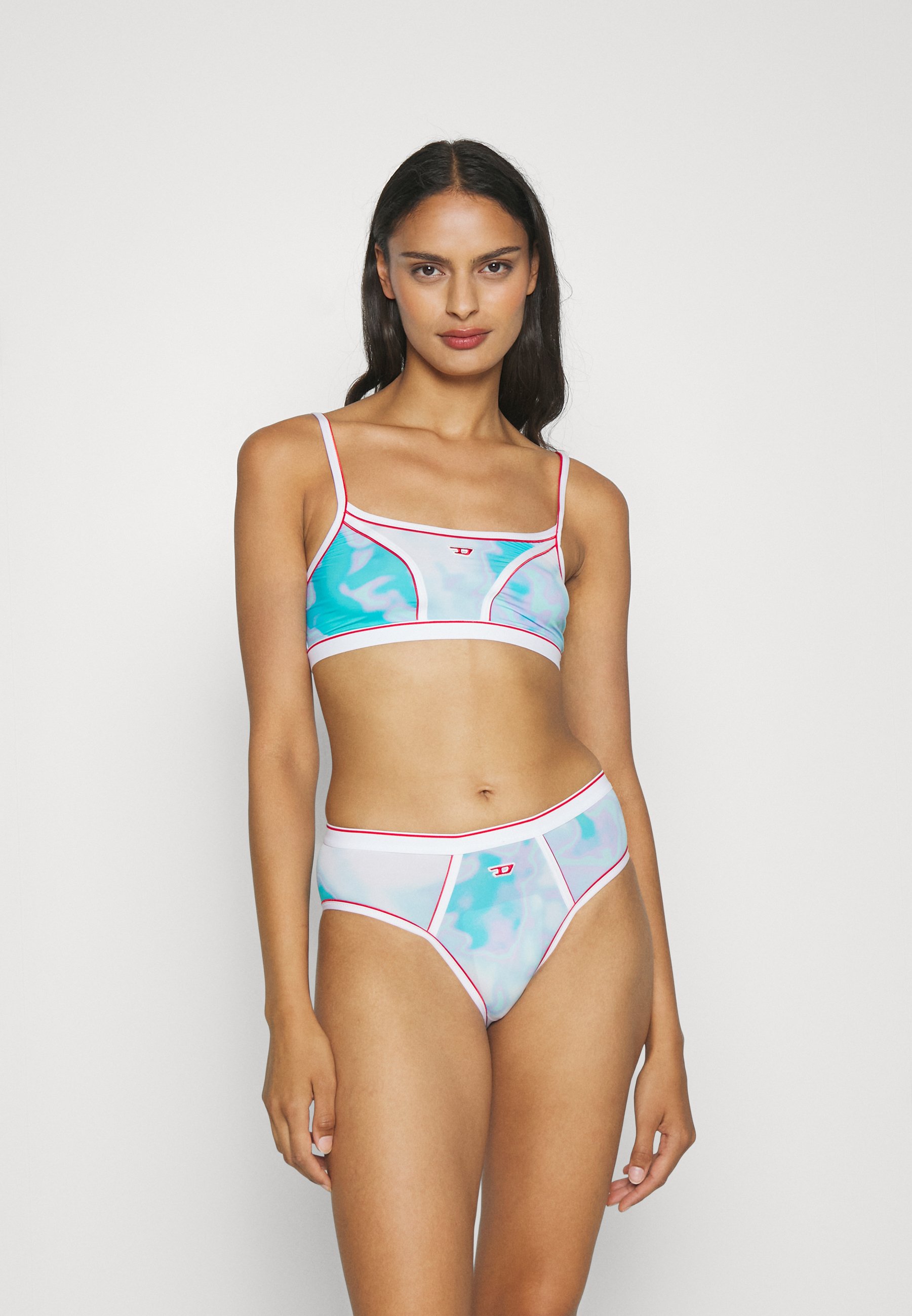 Diesel NIKIS - Bustier - light blue/blue