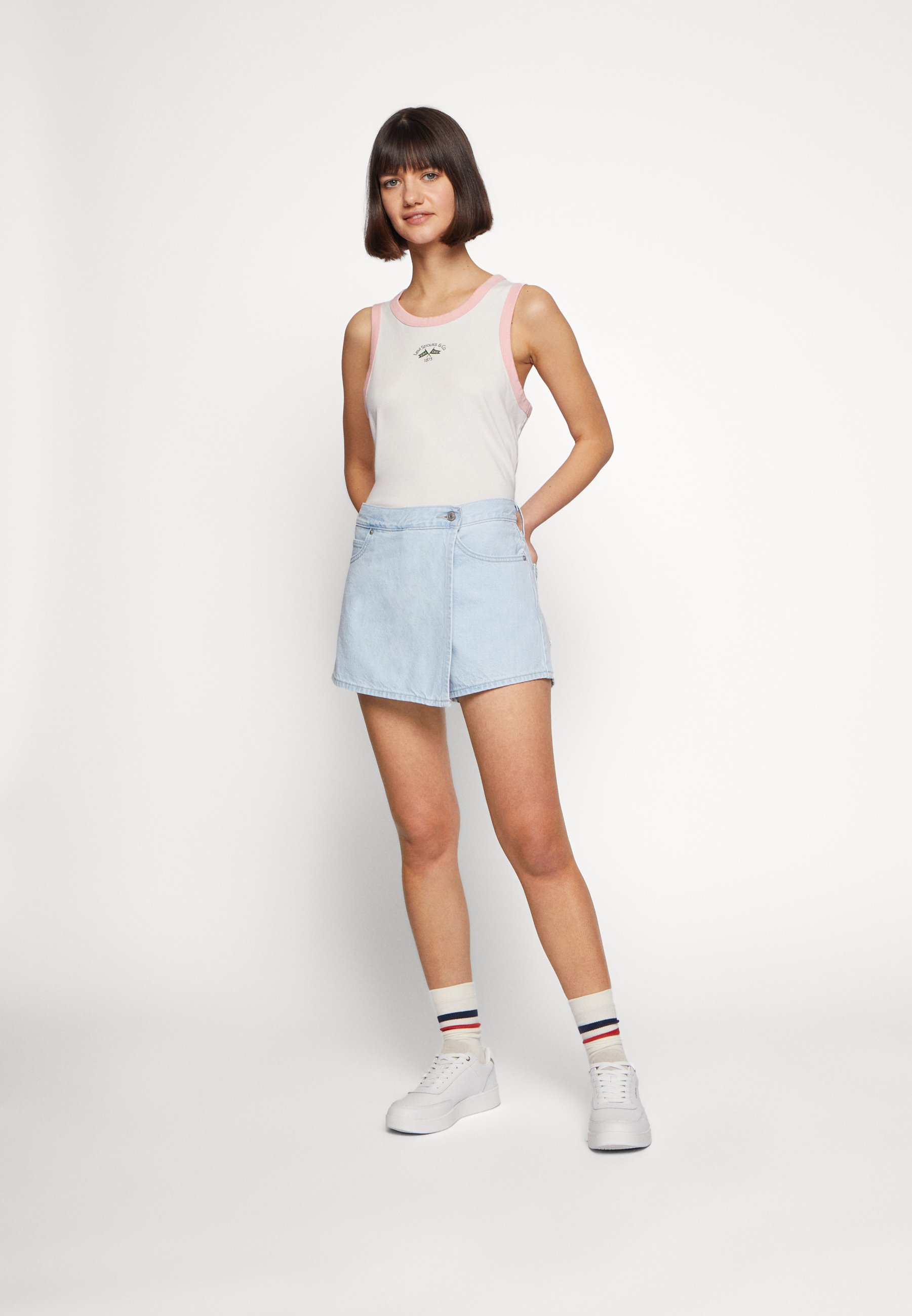 Levi's® GRAPHIC OLIVIA TANK - Top - white