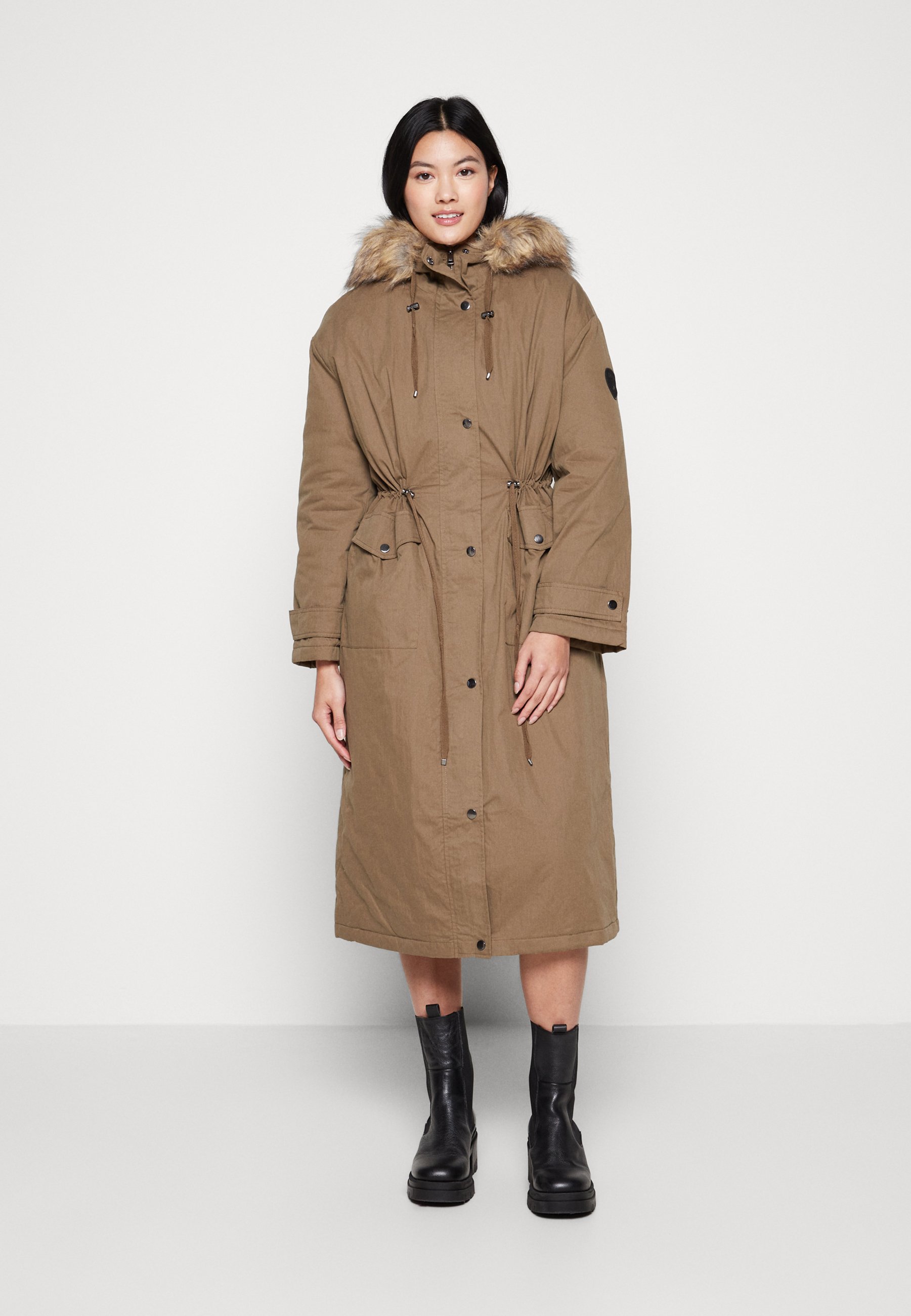 ONLY ONLHONEY COAT - Parka - beech/khaki