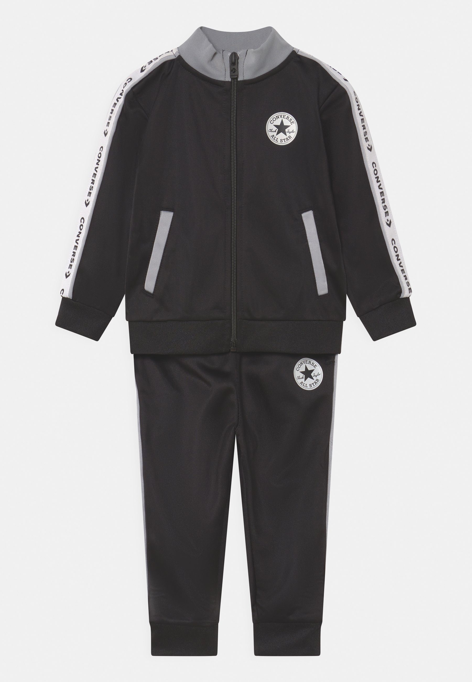 Converse CHUCK SET UNISEX - Tracksuit - black/wolf grey/black