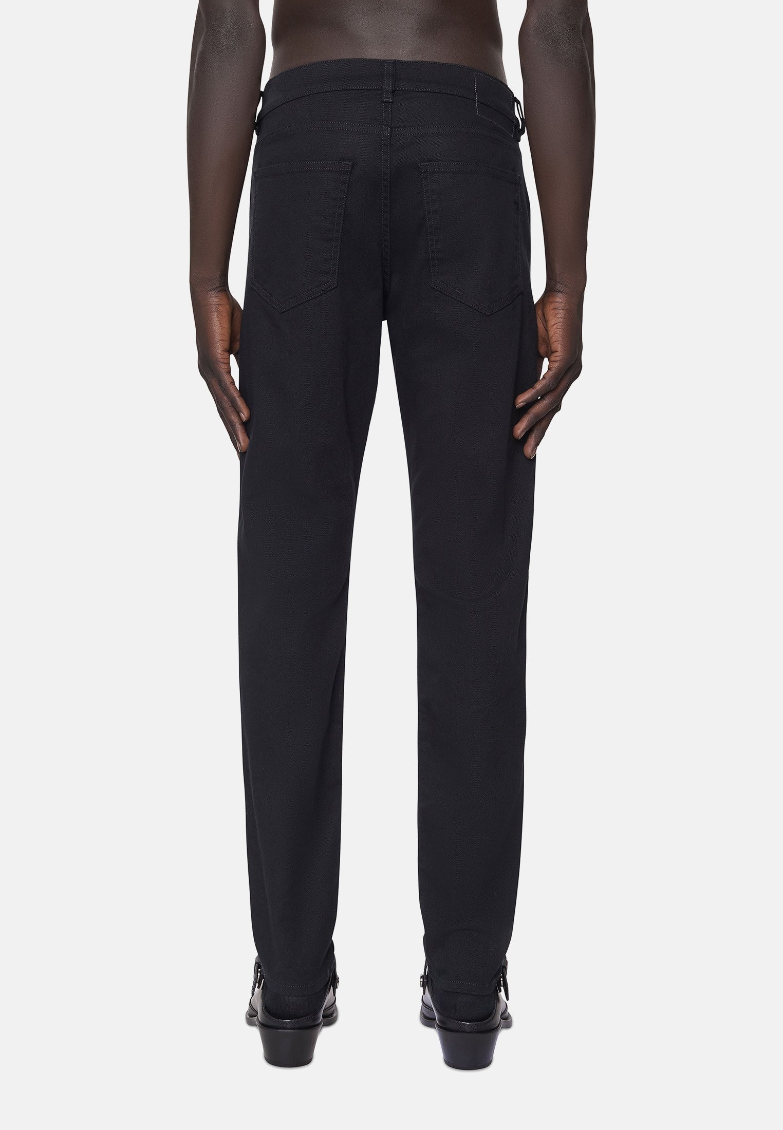 Diesel D-STRUKT - Slim fit jeans - black dark grey/black