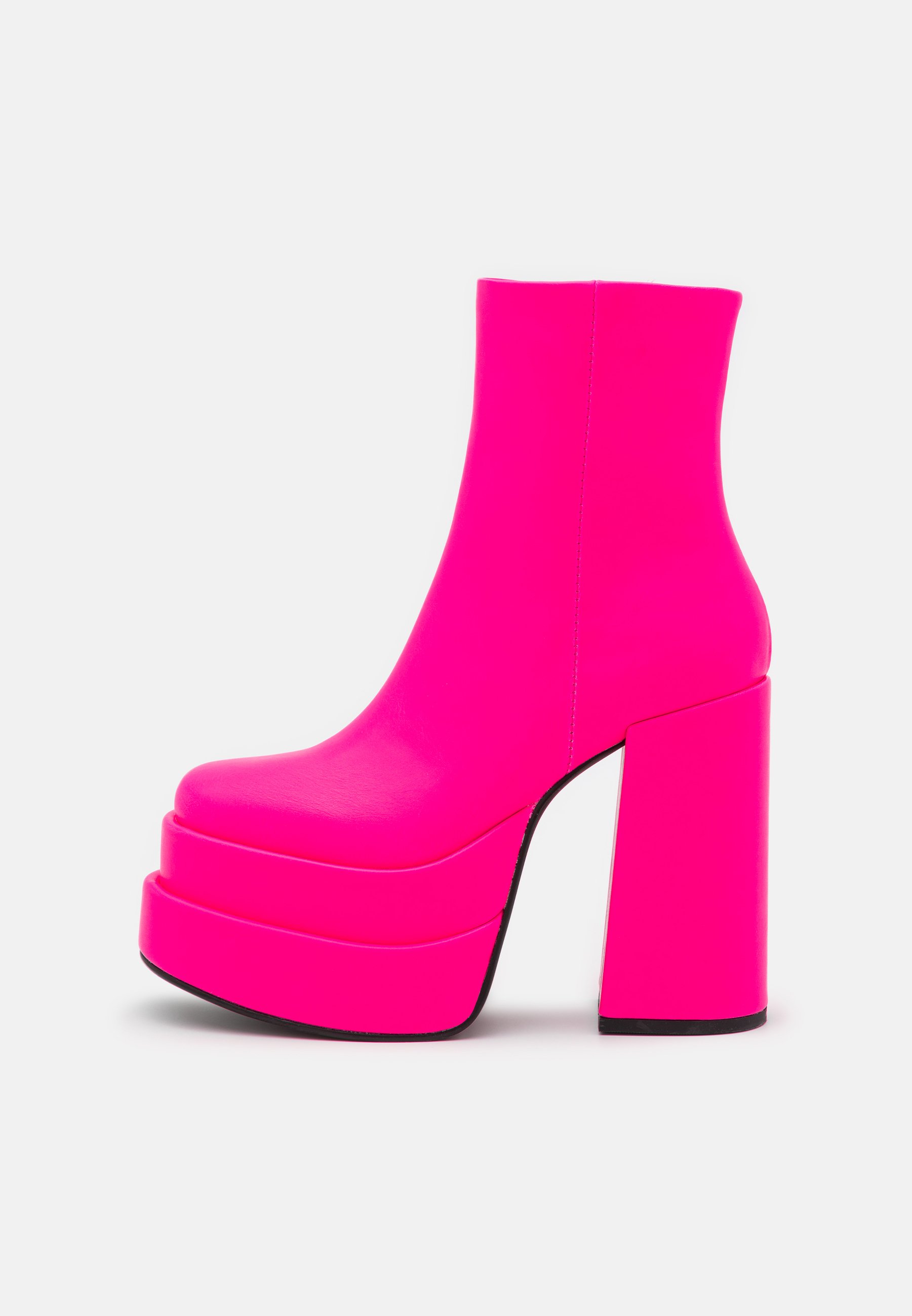Steve Madden Platform ankle boots - hot pink/pink