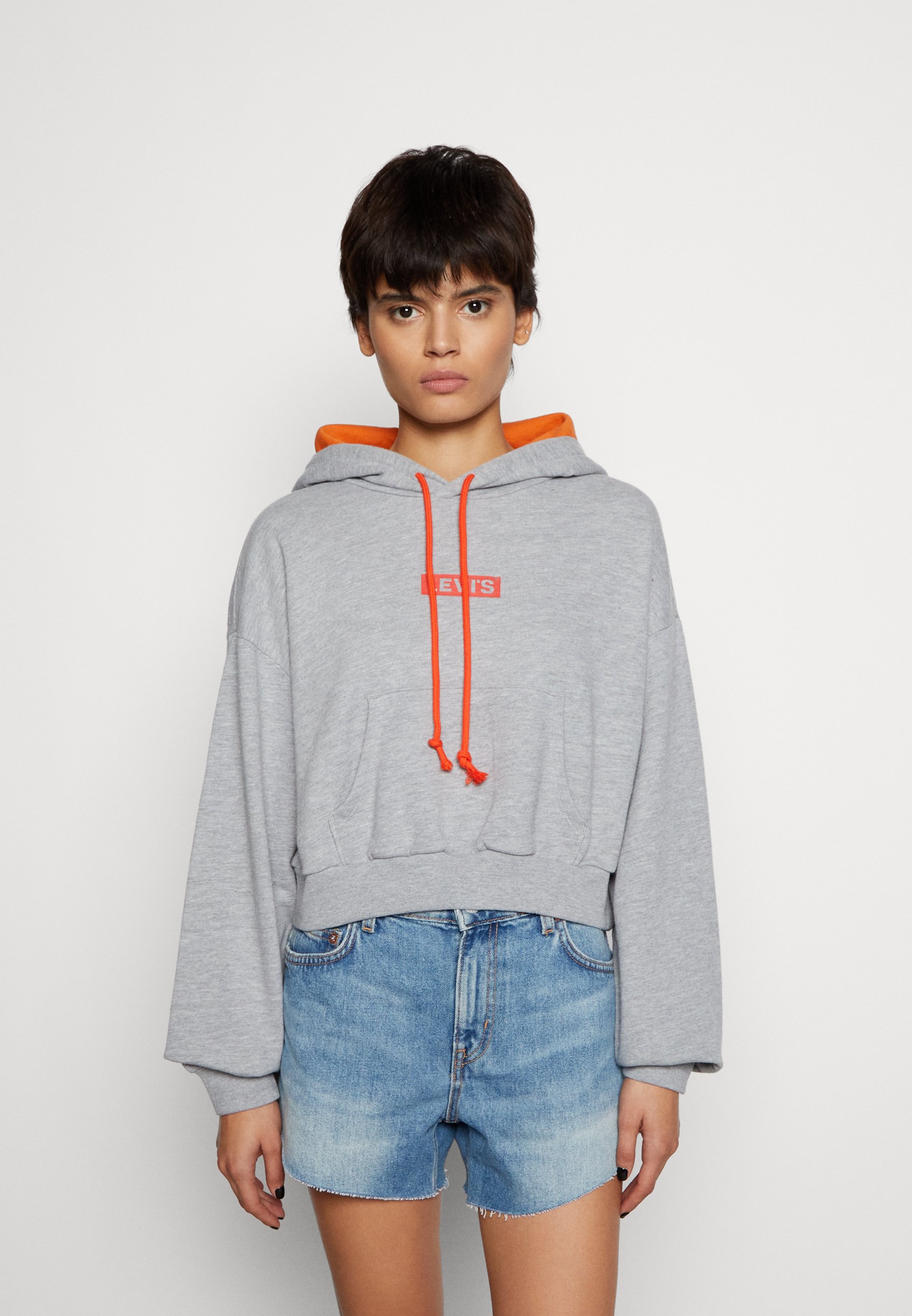 Levi's® GRAPHIC LAUNDRY HOODIE - Sweatshirt - grey