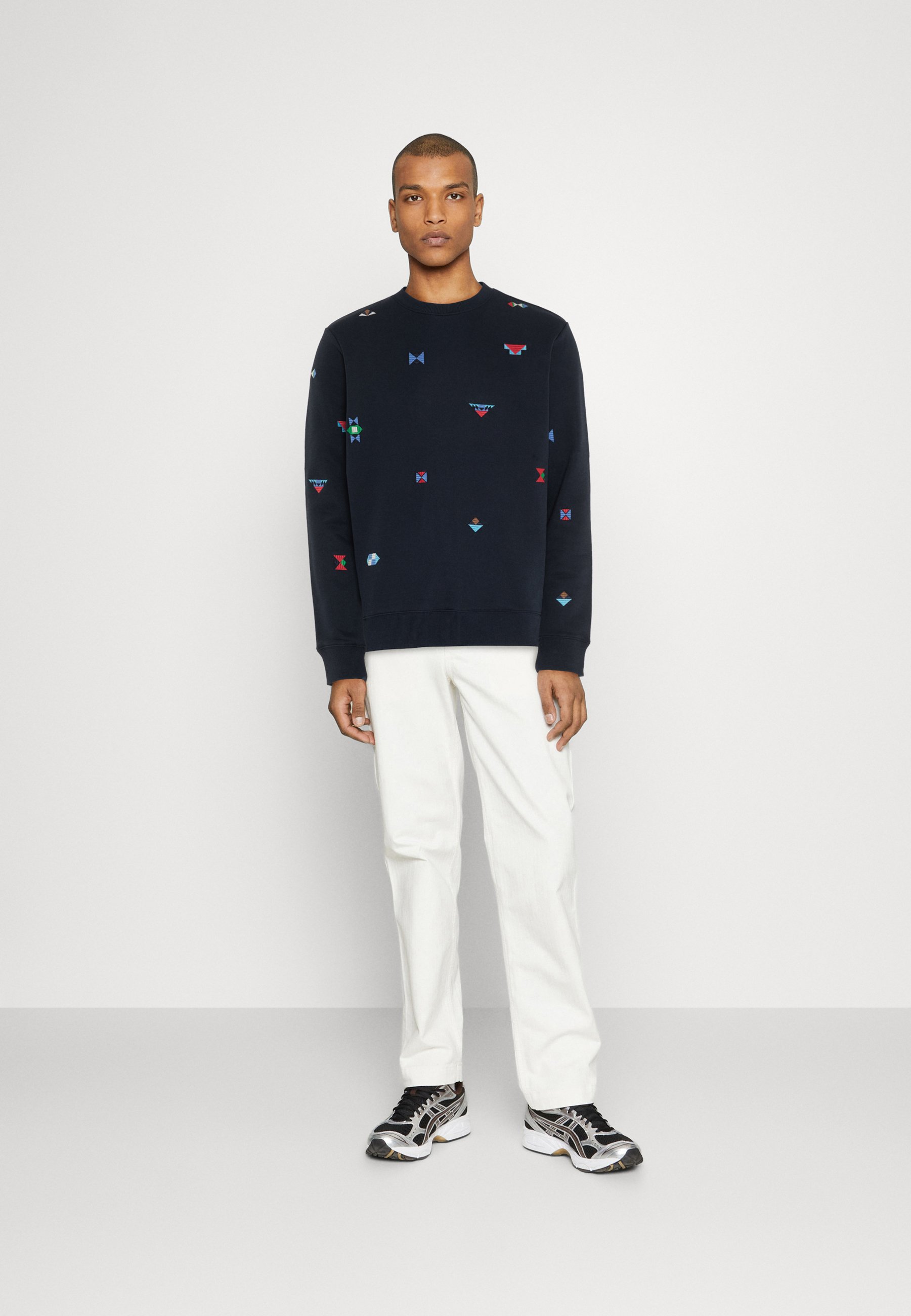 Scotch & Soda REGULAR FIT - Sweatshirt - night fairisle/dark blue