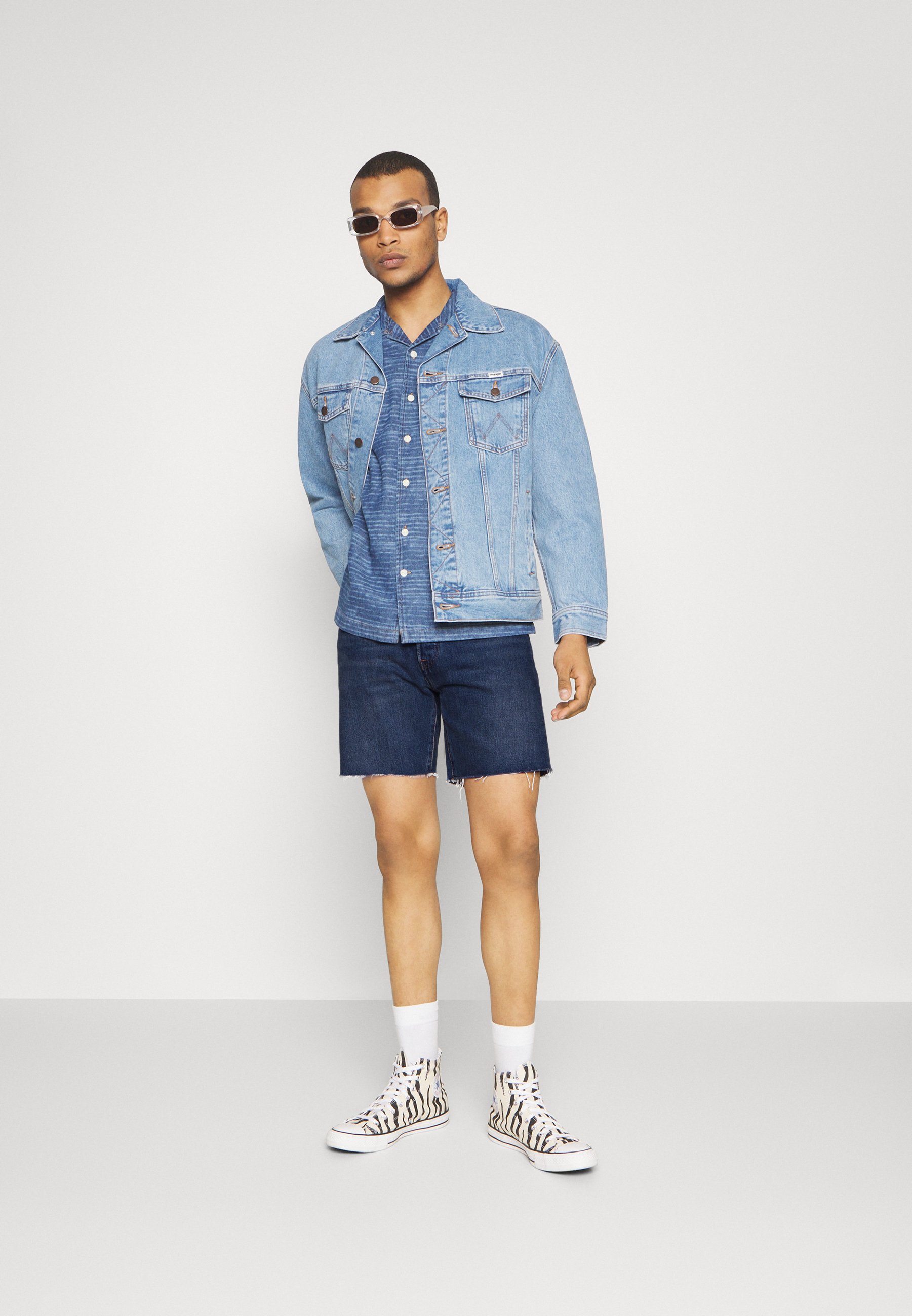 Levi's® 501® '93 SHORTS - Denim shorts - summit/dark-blue denim