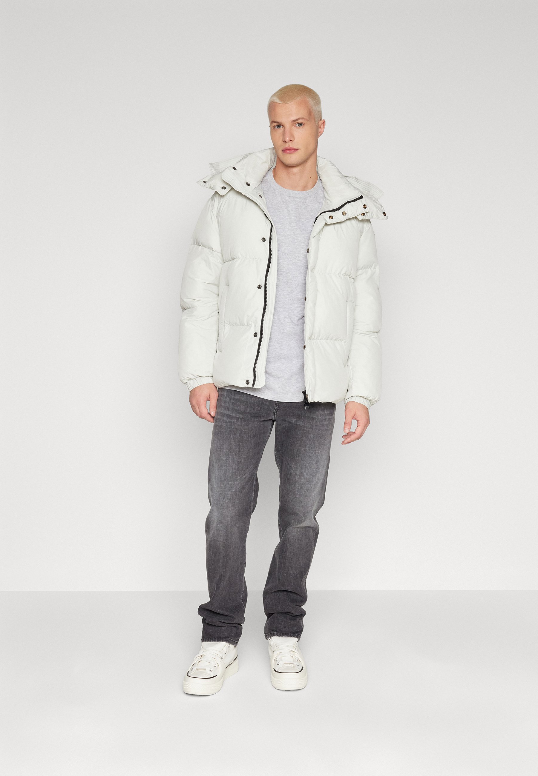 Diesel ROLFYS - Winter jacket - offwhite/off-white