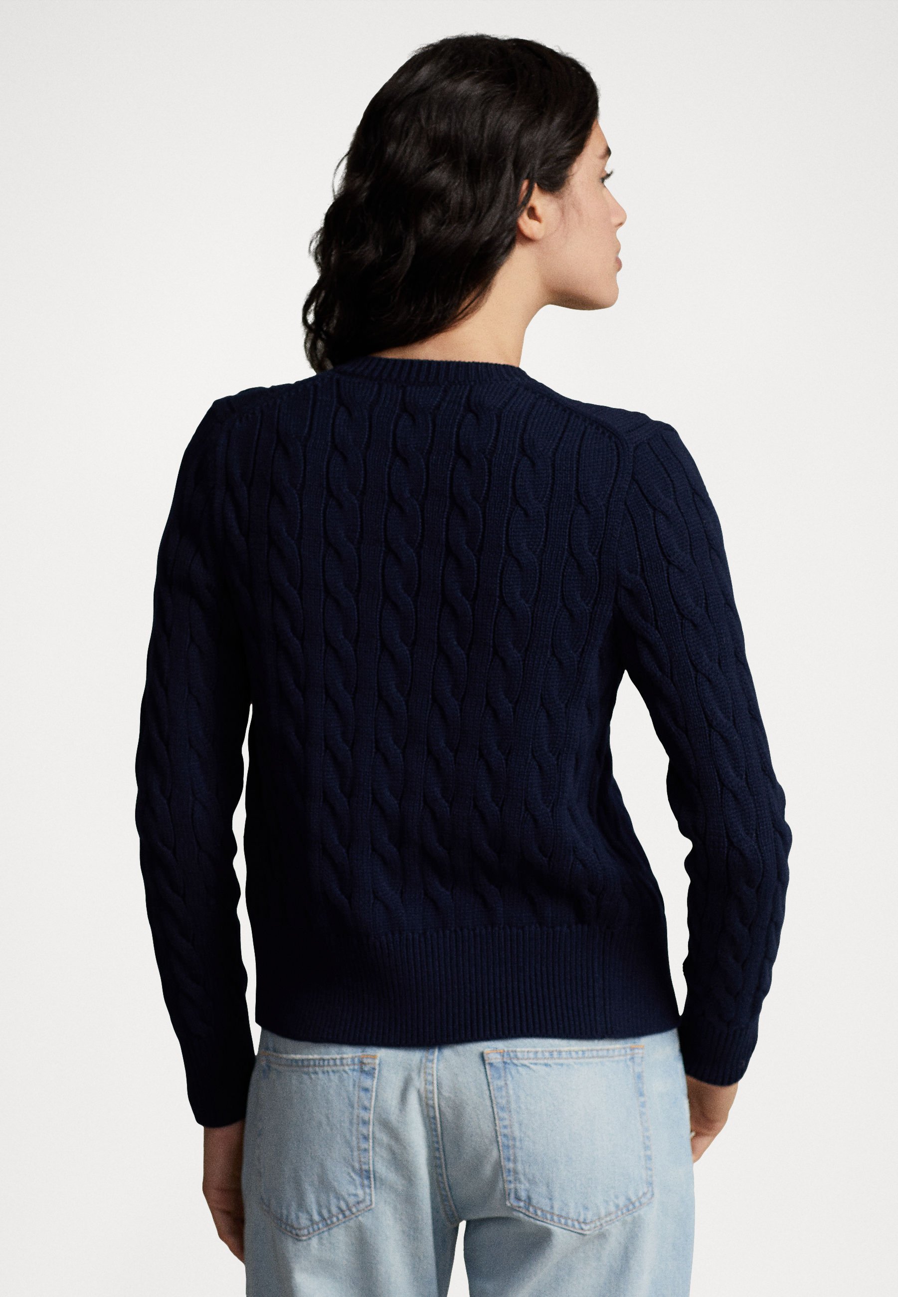 Polo Ralph Lauren LONG SLEEVE CARDIGAN - Cardigan - hunter navy/blue