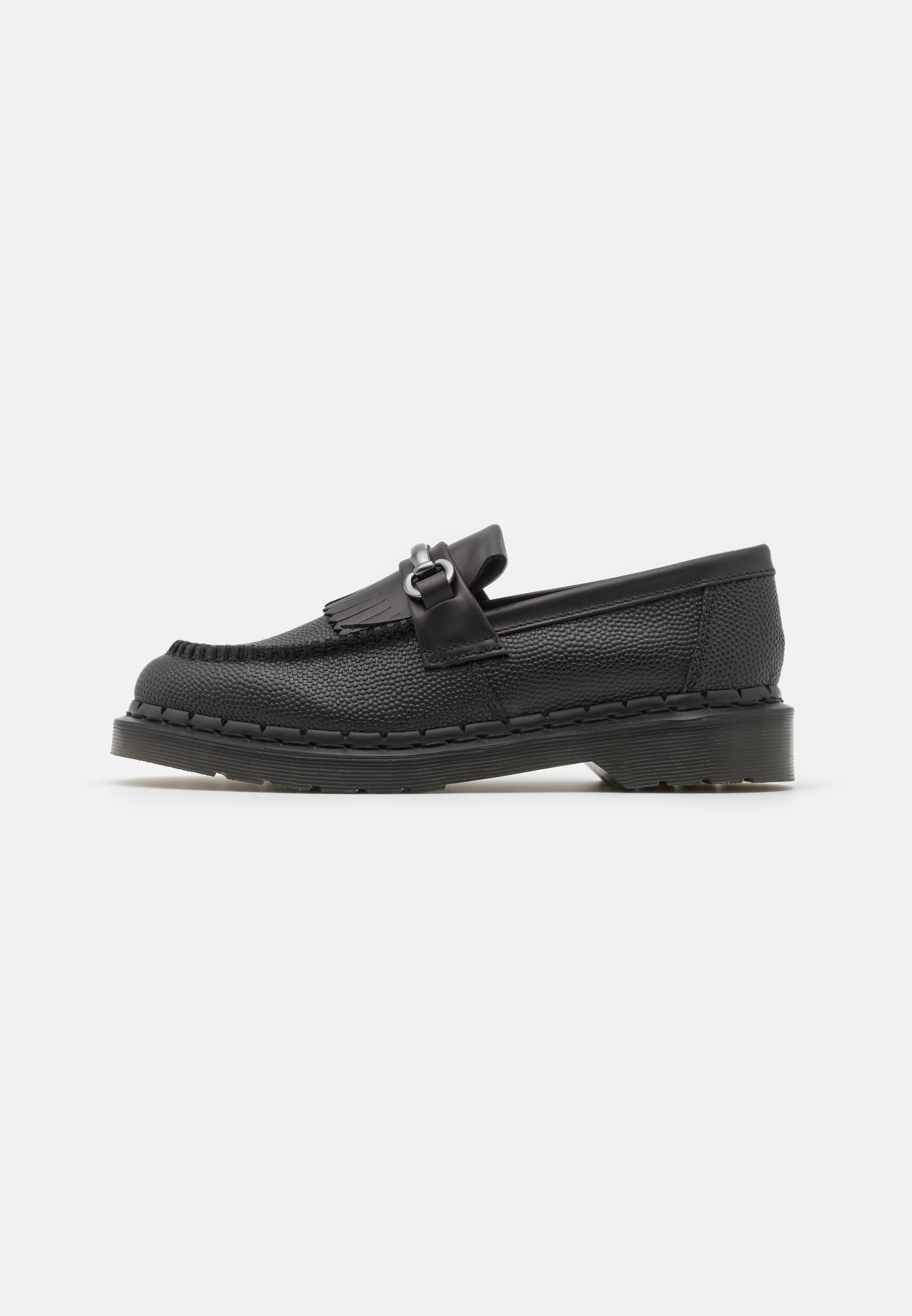 Dr. Martens ADRIAN SNAFFLE - Slip-ons - black/pebble grain/black