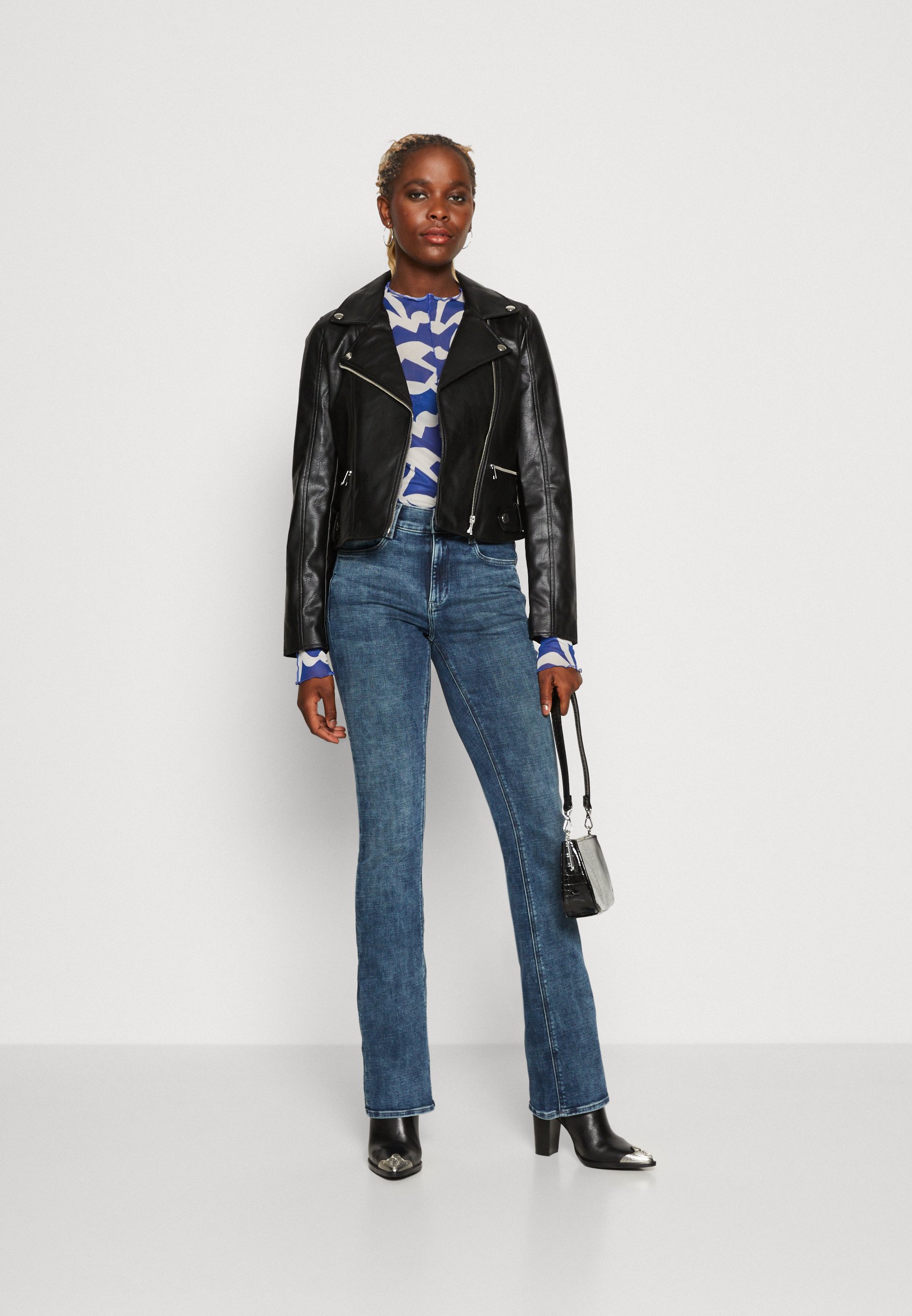 G-Star NOXER BOOTCUT - Bootcut jeans - antique faded orinoco blue/blue denim