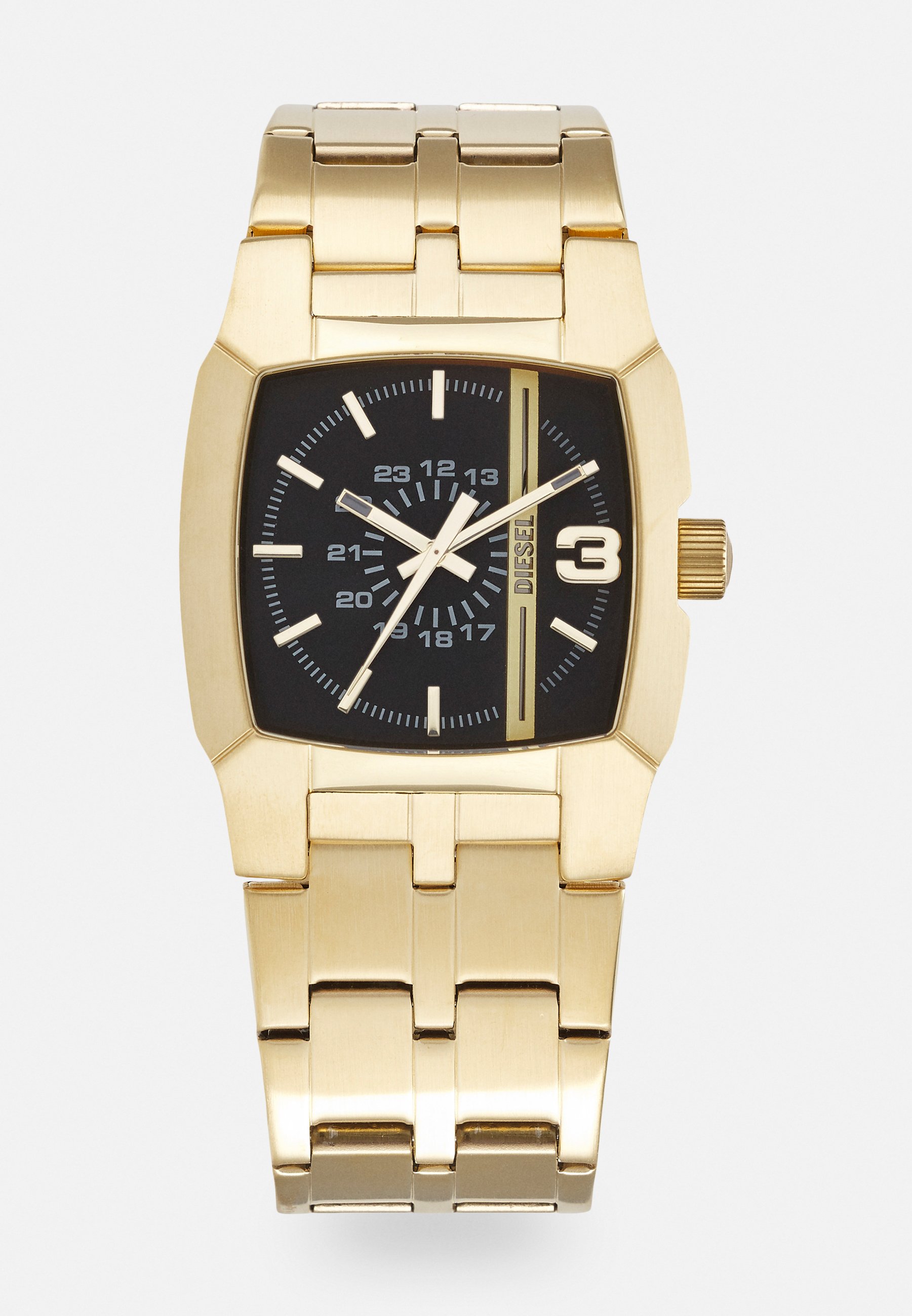 Diesel CLIFFHANGER UNISEX - Watch - gold-coloured/black/gold-coloured