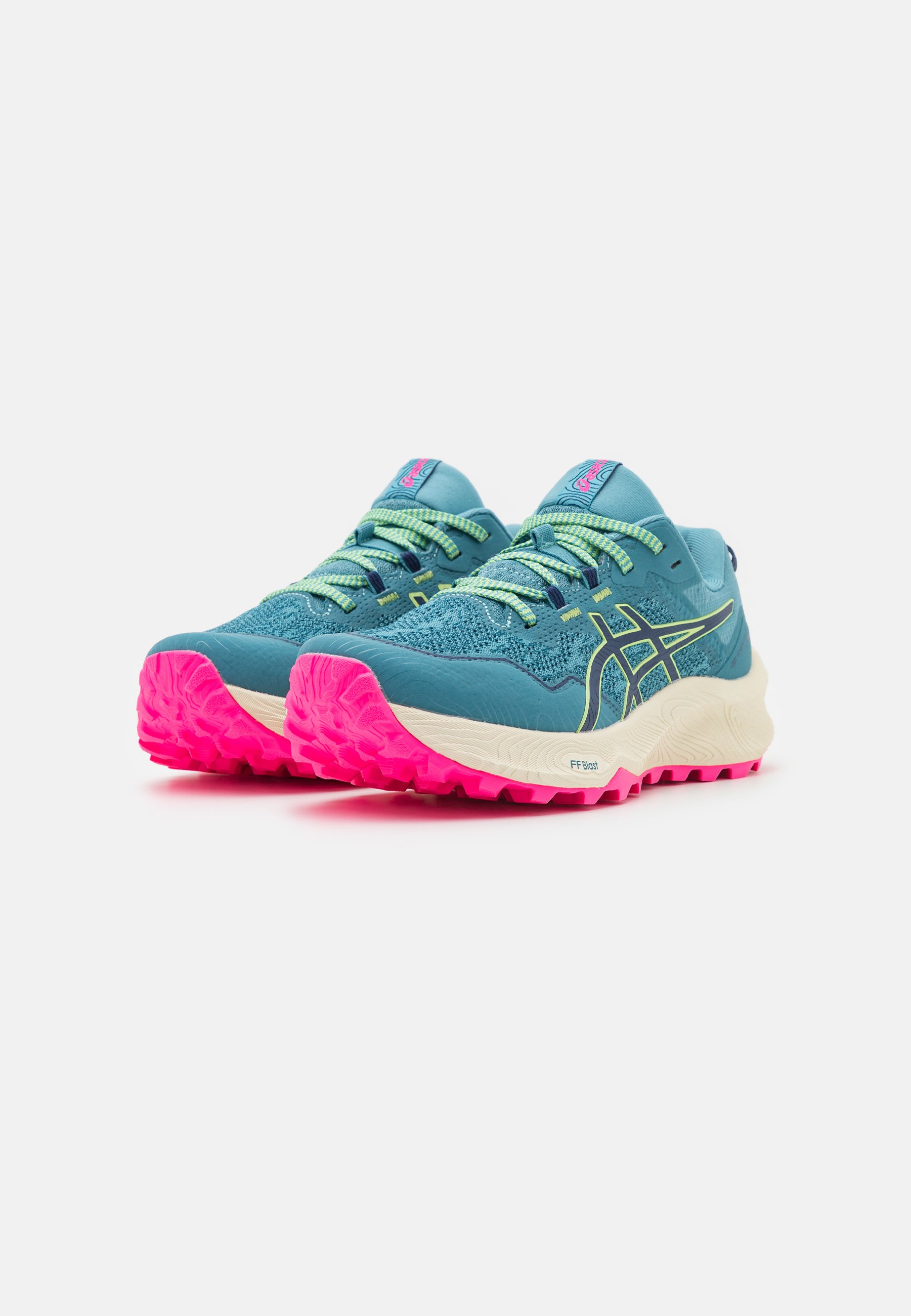 ASICS GEL TRABUCO 11 - Trail running shoes - gris blue/deep ocean/blue
