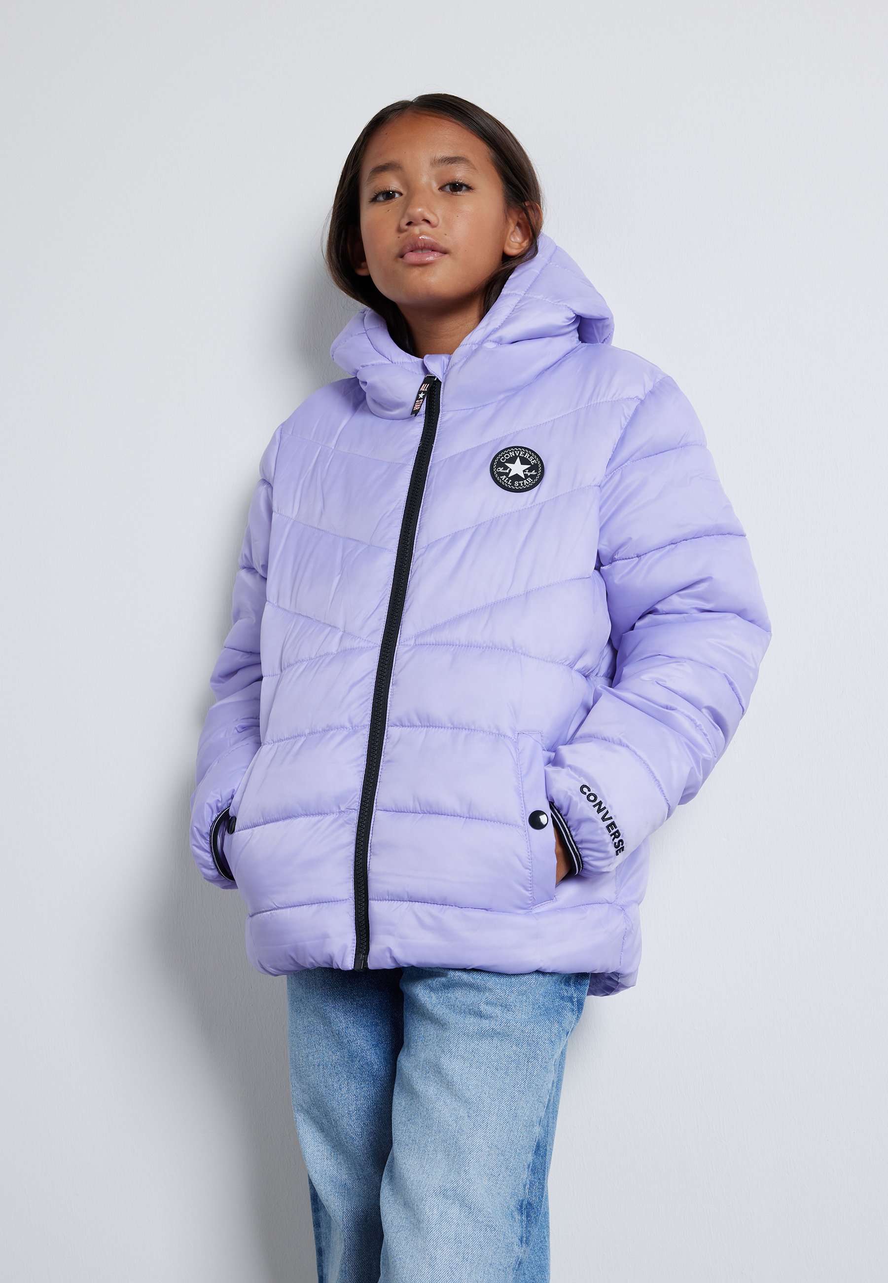 Converse GIRLS SOLID PUFFER  - Winter jacket - moonstone violet/lilac
