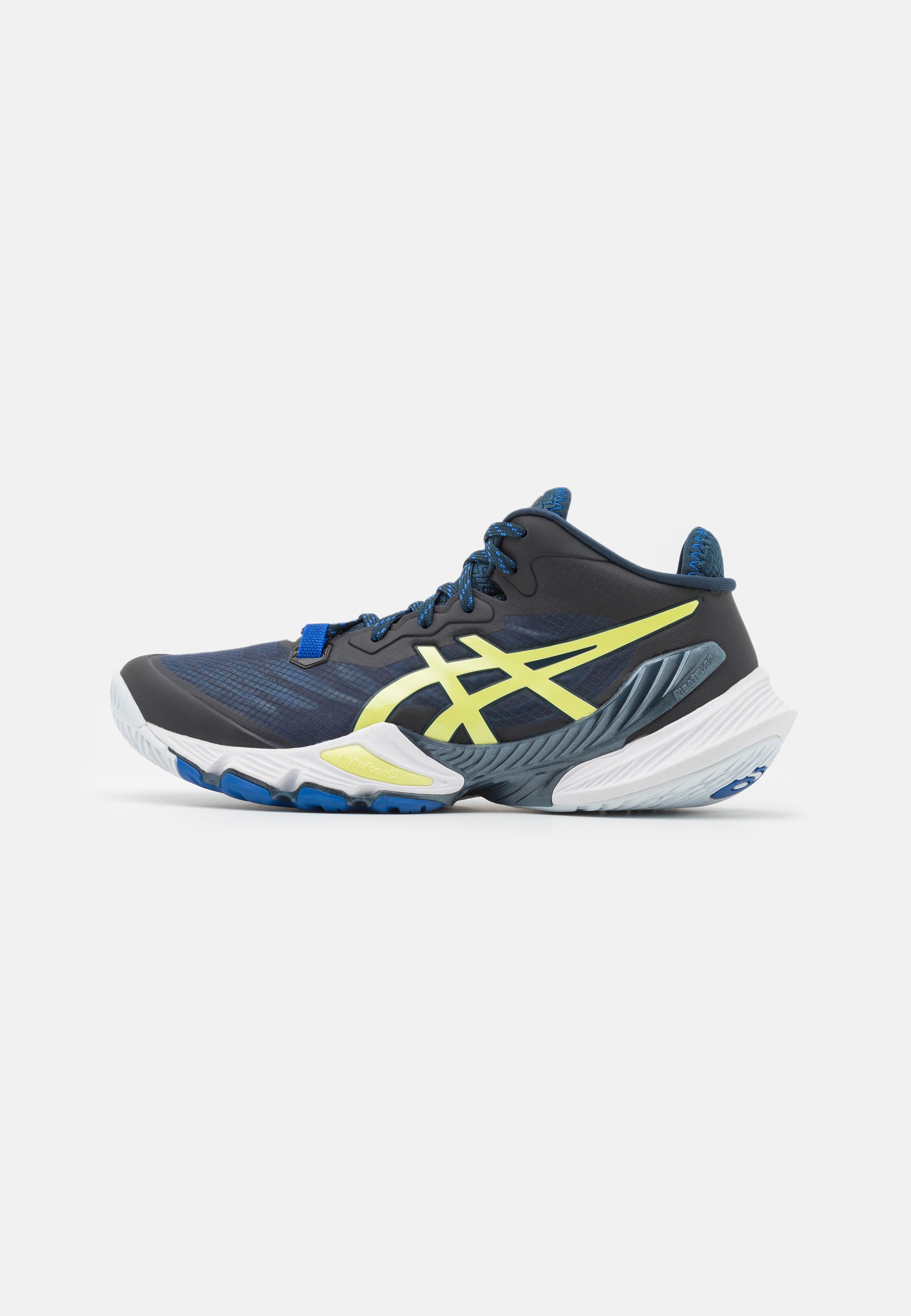 ASICS METARISE - Handball shoes - french blue/glow yellow/blue