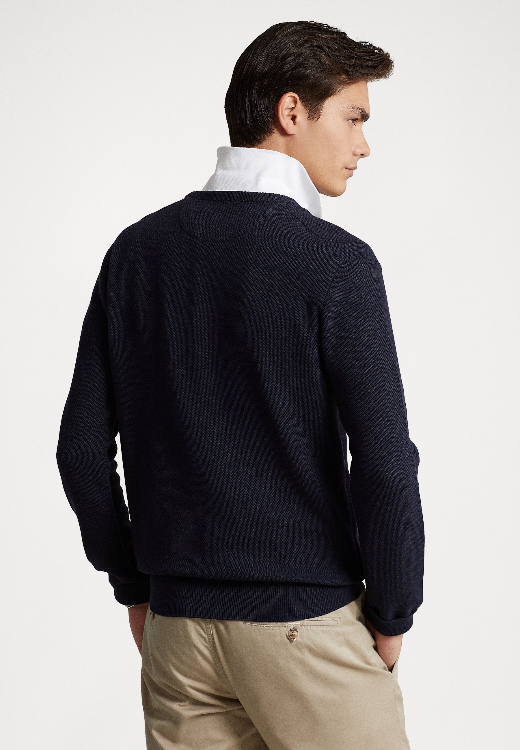 Polo Ralph Lauren CREWNECK JUMPER - Jumper - navy heather/dark blue