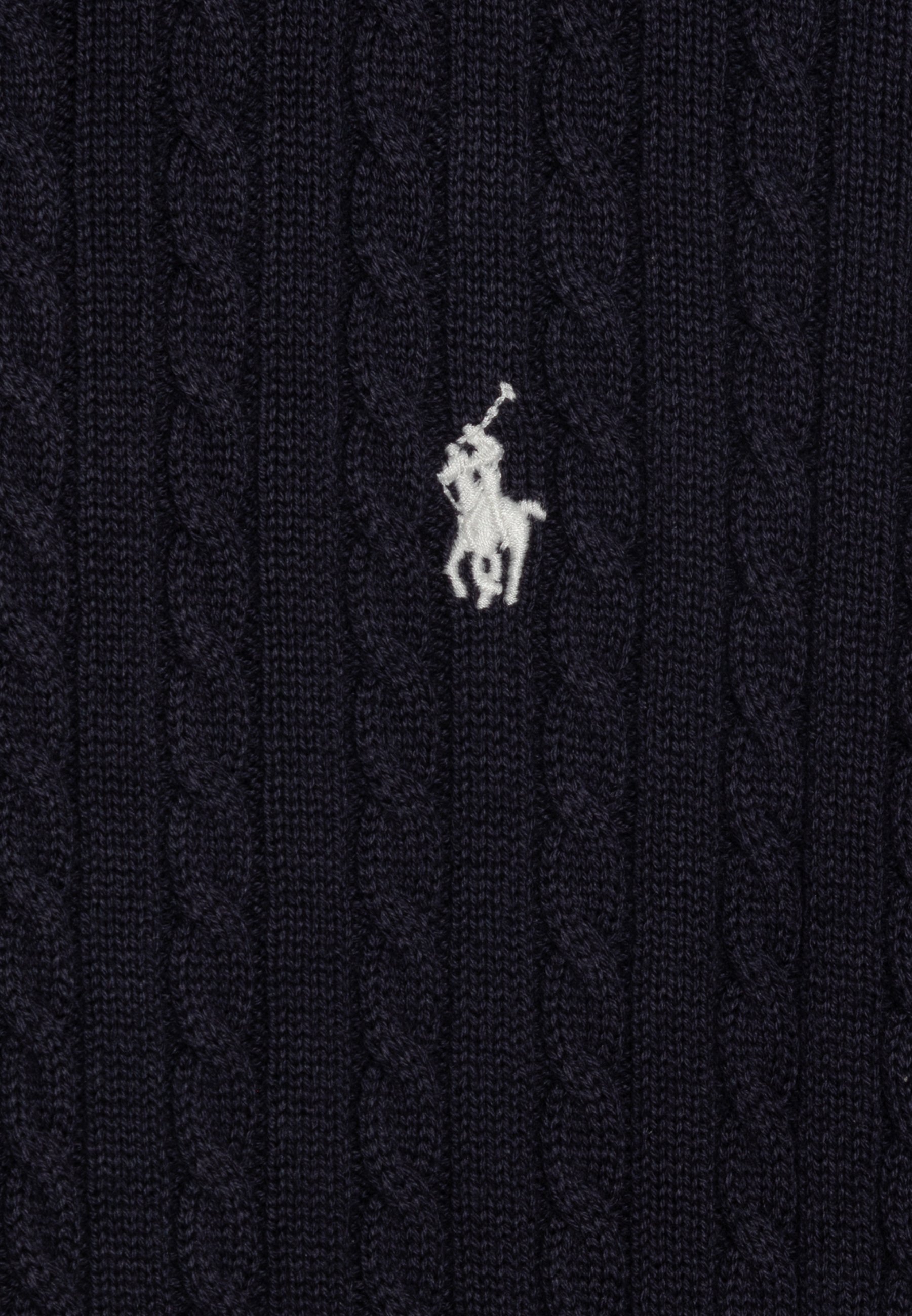 Polo Ralph Lauren MINI CABLE FULL ZIP - Cardigan - navy/dark blue