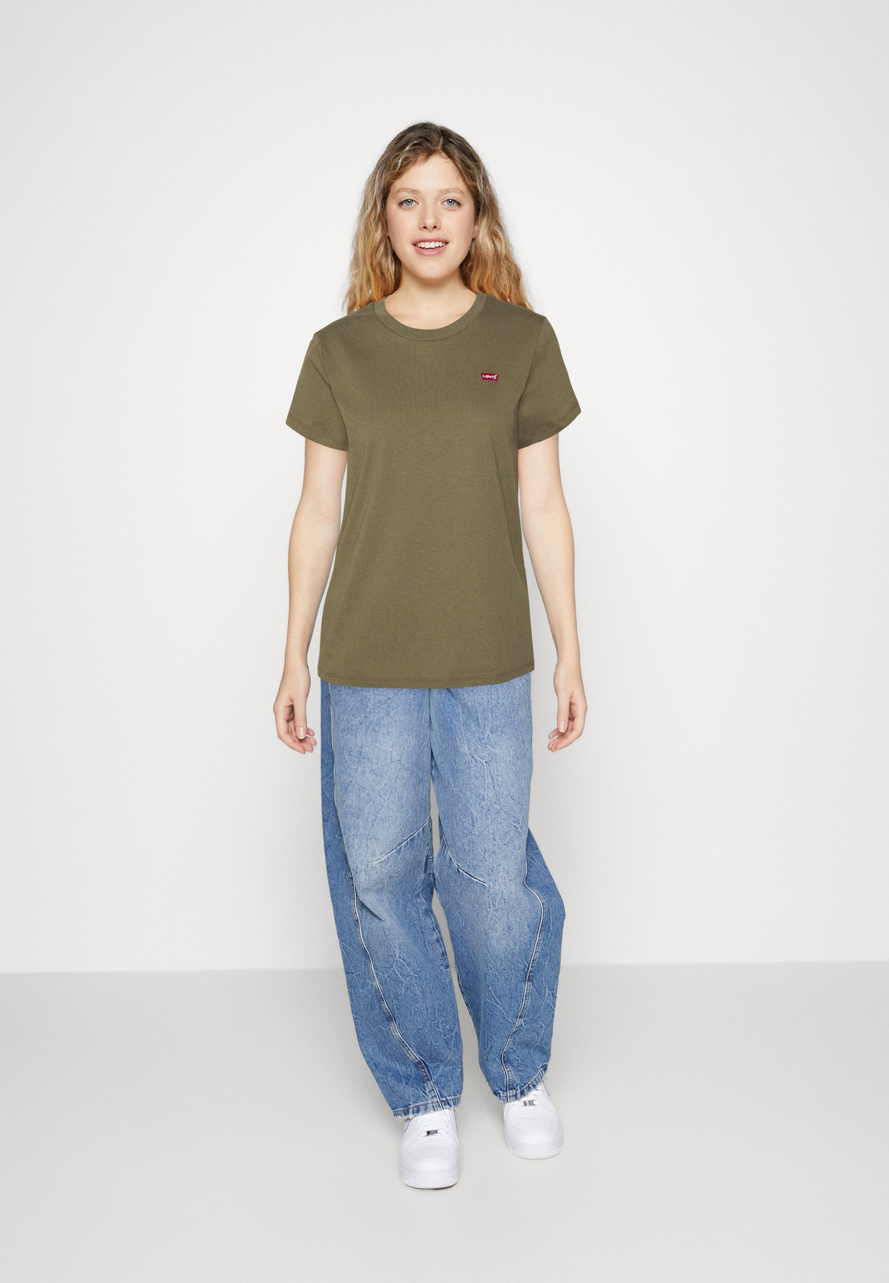 Levi's® THE PERFECT TEE - Basic T-shirt - sea turtle/khaki