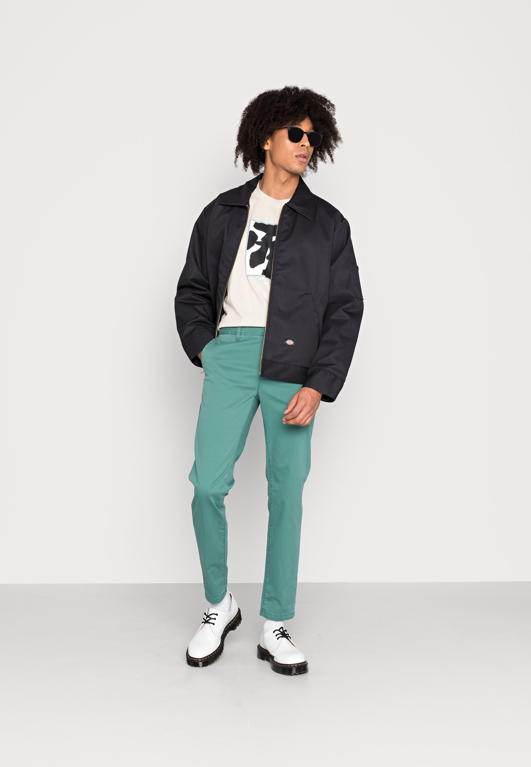 Scotch & Soda ESSENTIALS MOTT CLASSIC - Chinos - preppy green/dark green