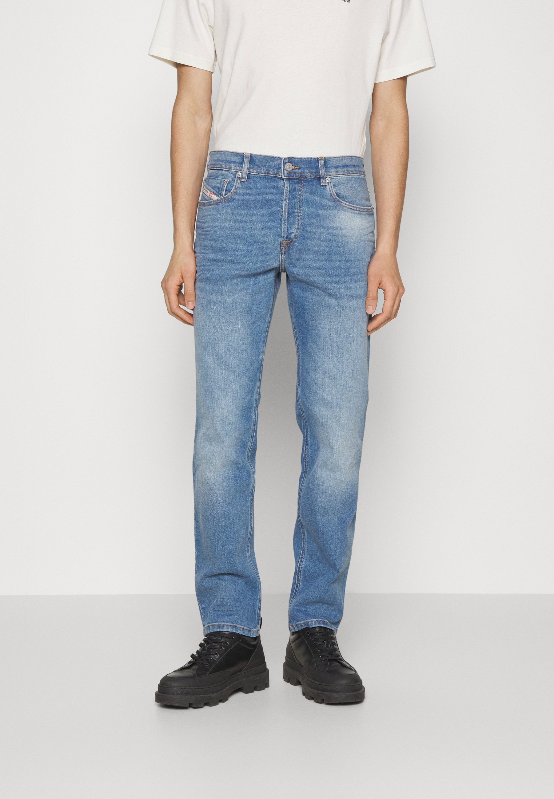 Diesel FINITIVE - Straight leg jeans - light blue/light-blue denim