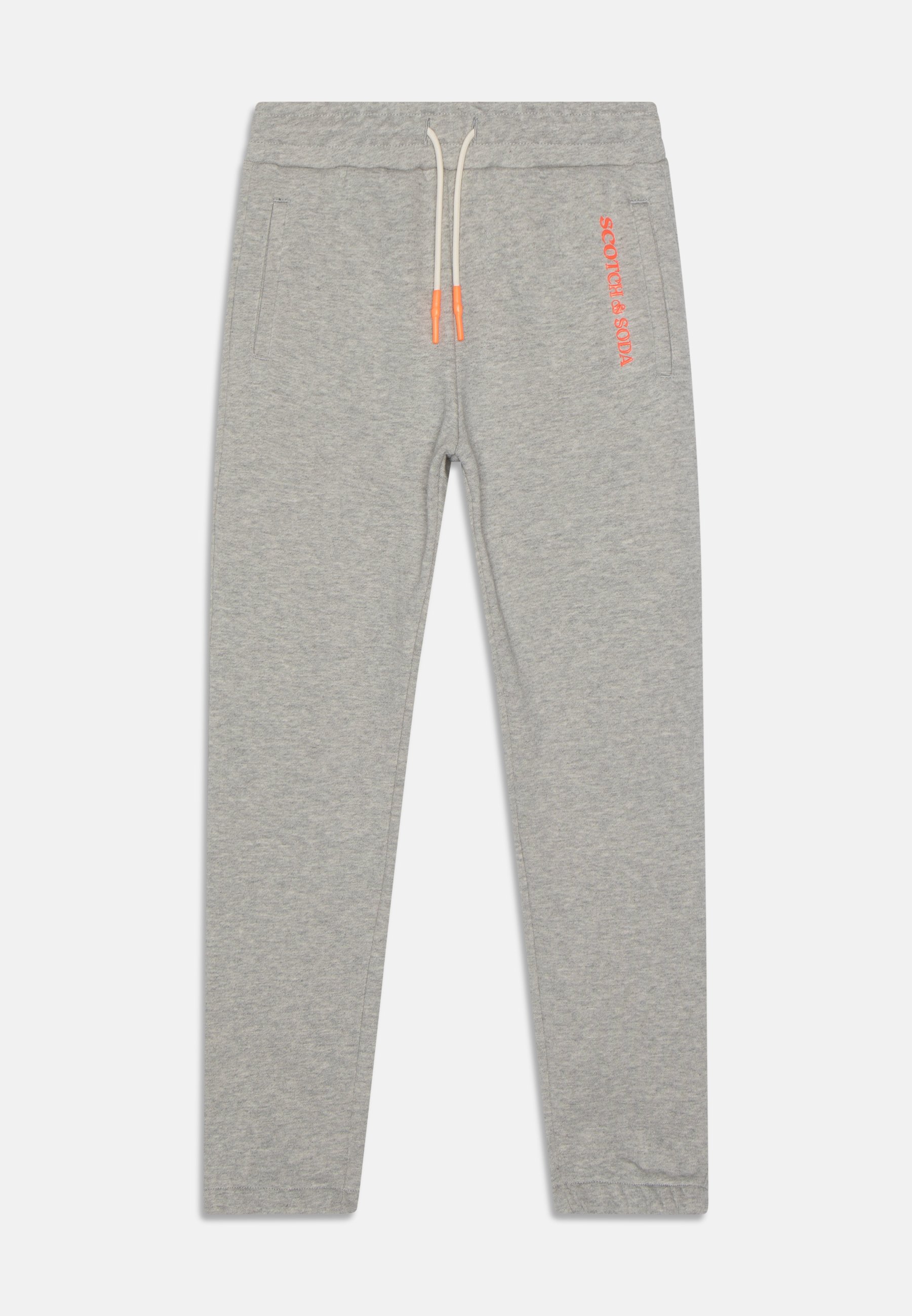 Scotch & Soda ORGANIC QUALITY UNISEX - Tracksuit bottoms - grey melange/grey