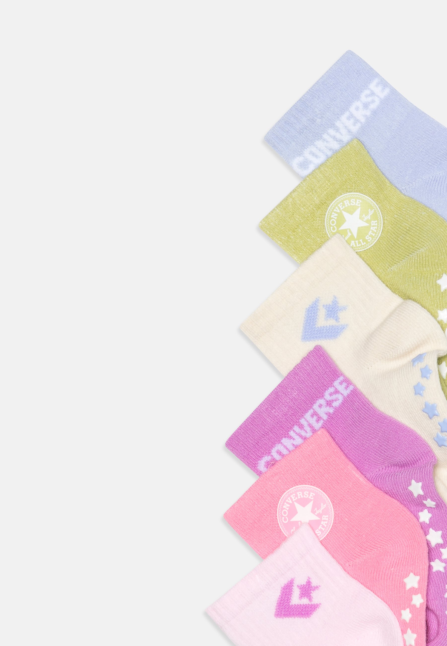 Converse TODD GRIPPER 6 PACK UNISEX - Socks - mystic sky/lilac