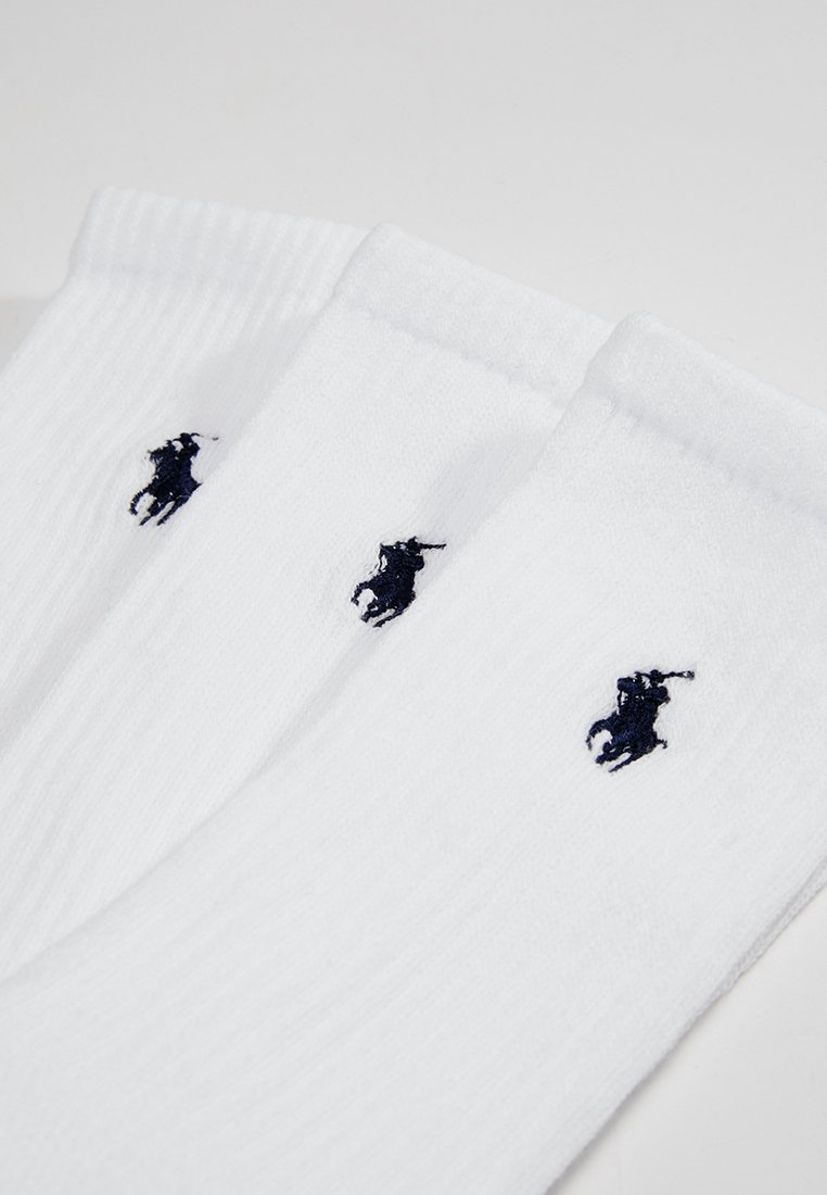 Polo Ralph Lauren POLY BLEND SOLE 3 PACK - Socks - white