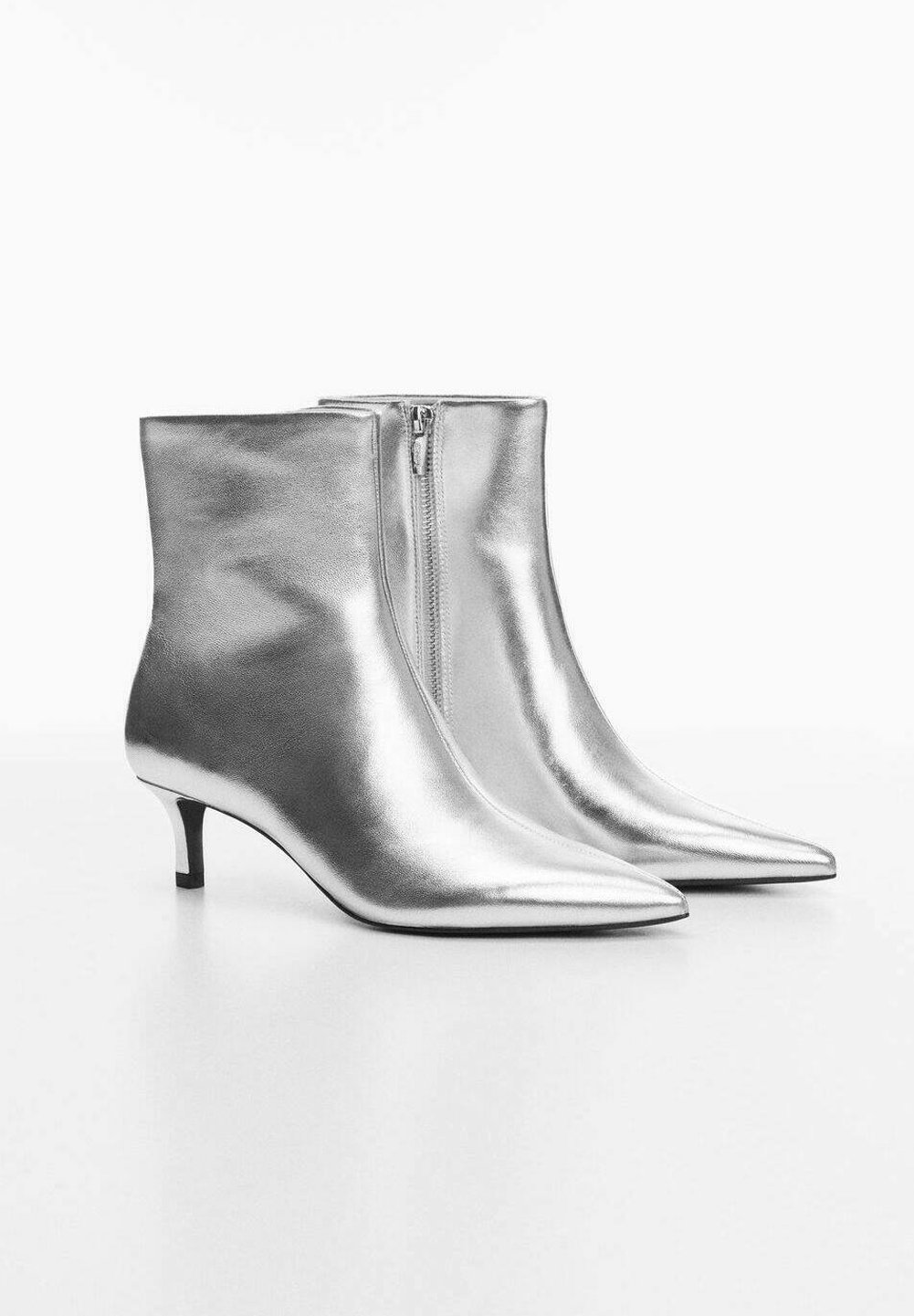 Mango DADLY - Classic ankle boots - argent/silver-coloured