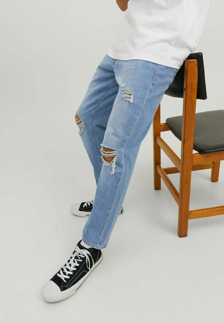 Jack &Jones Straight leg jeans - blue denim/light-blue denim